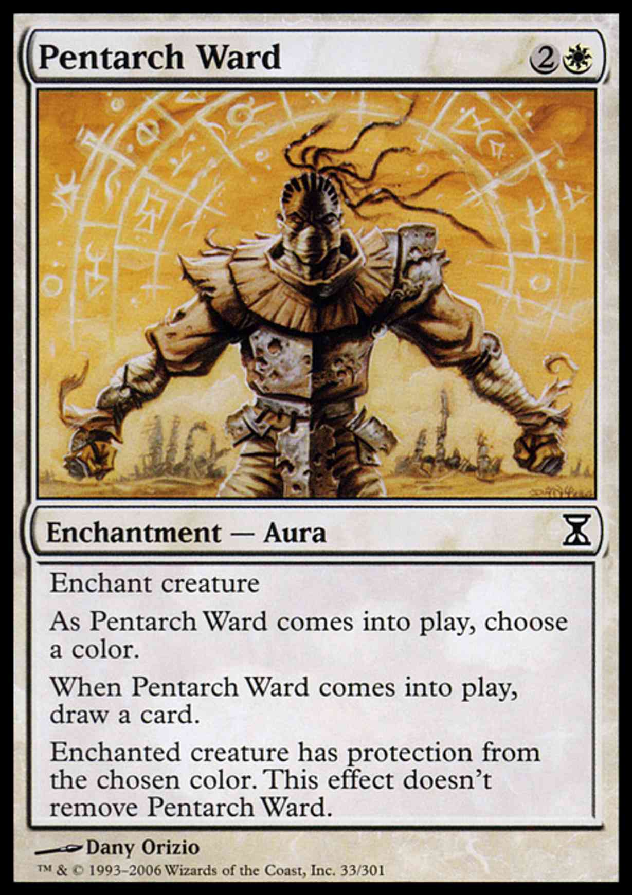 Pentarch Ward magic card front