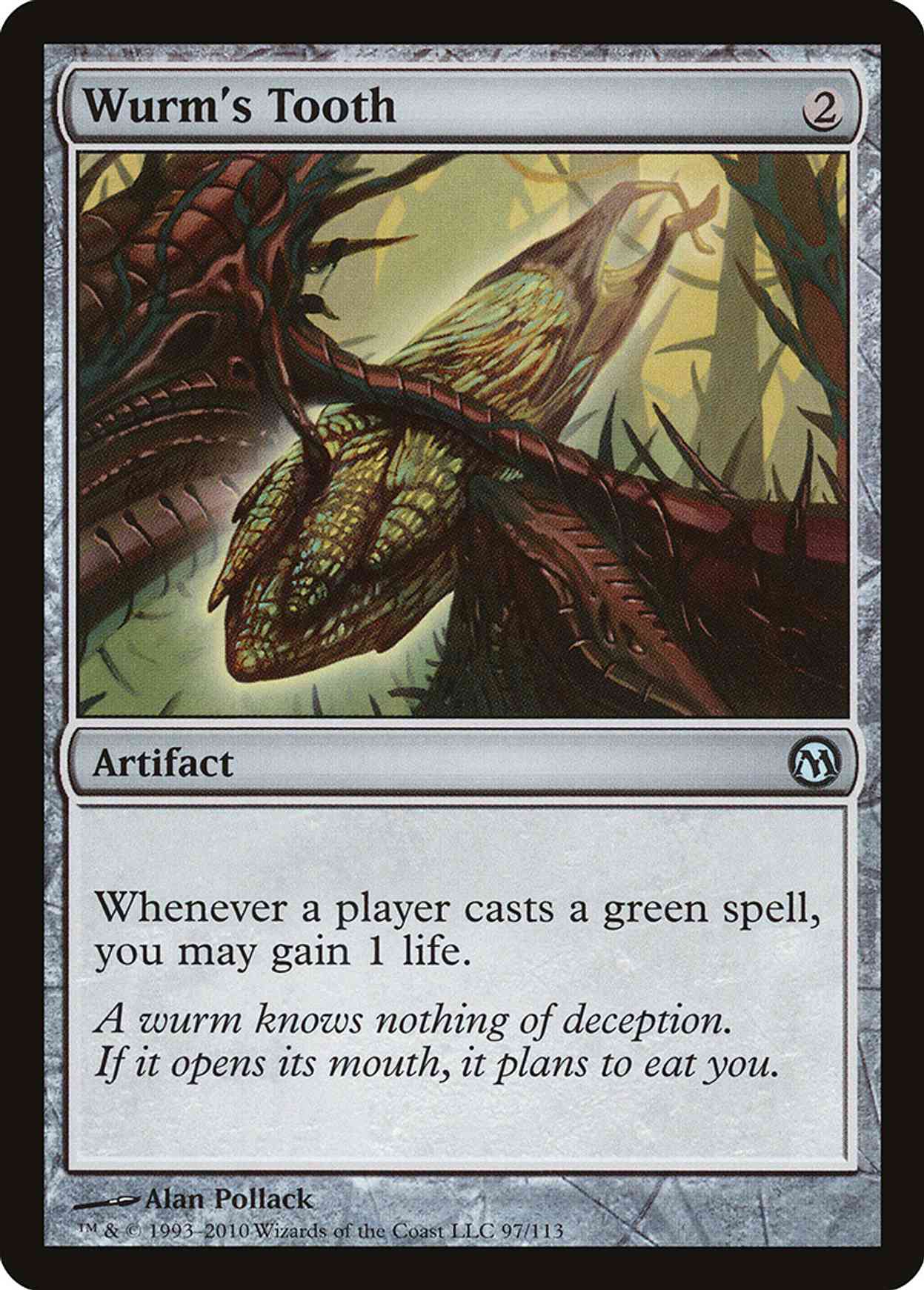 Wurm's Tooth magic card front