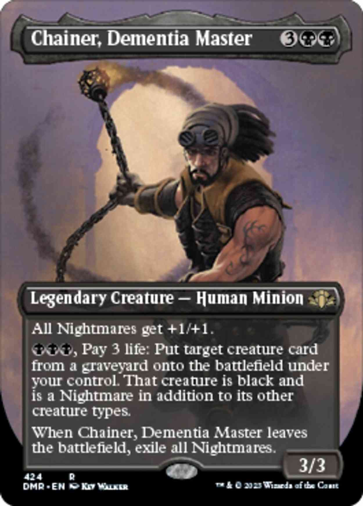 Chainer, Dementia Master (Borderless) magic card front