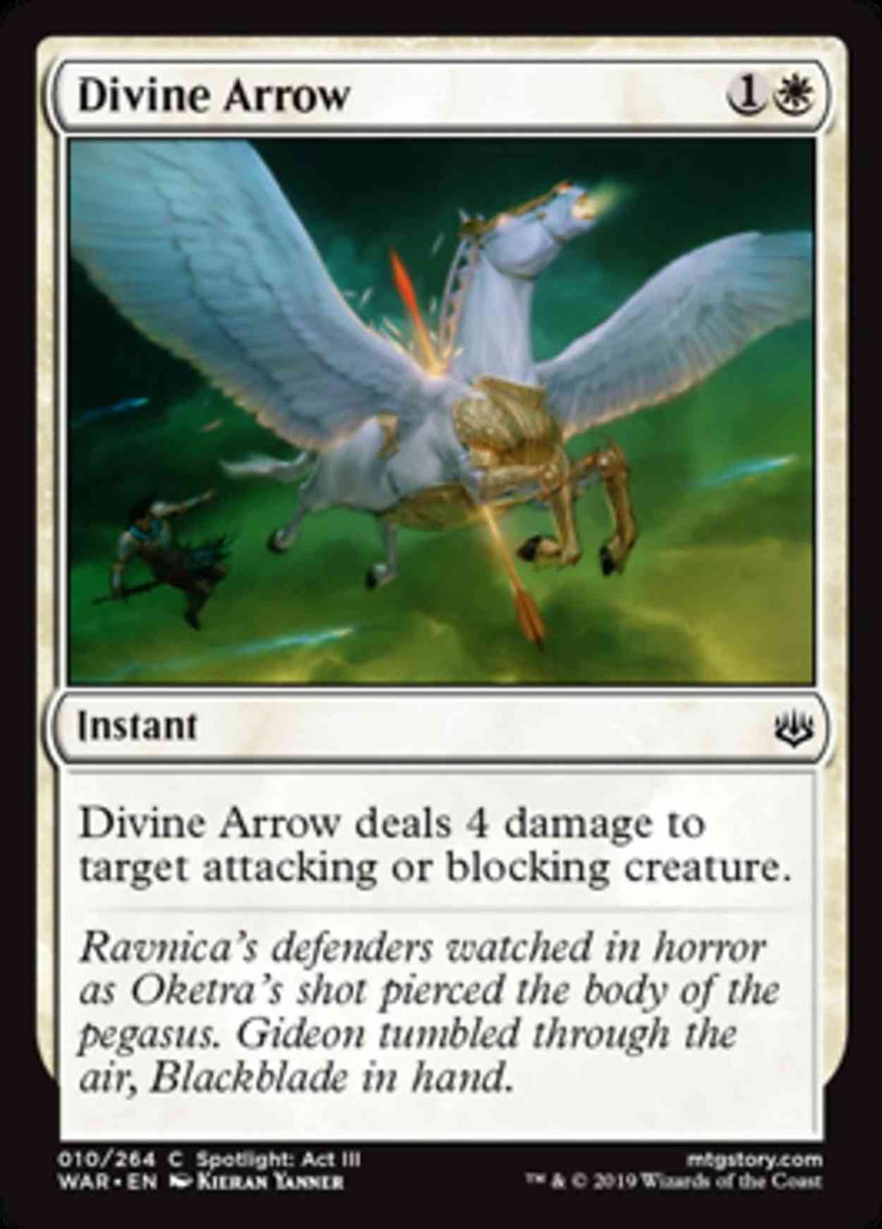 Divine Arrow magic card front