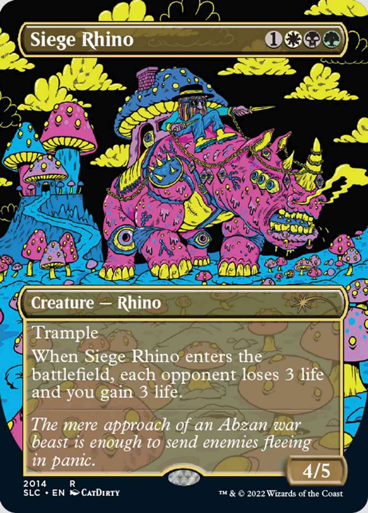 Siege Rhino magic card front