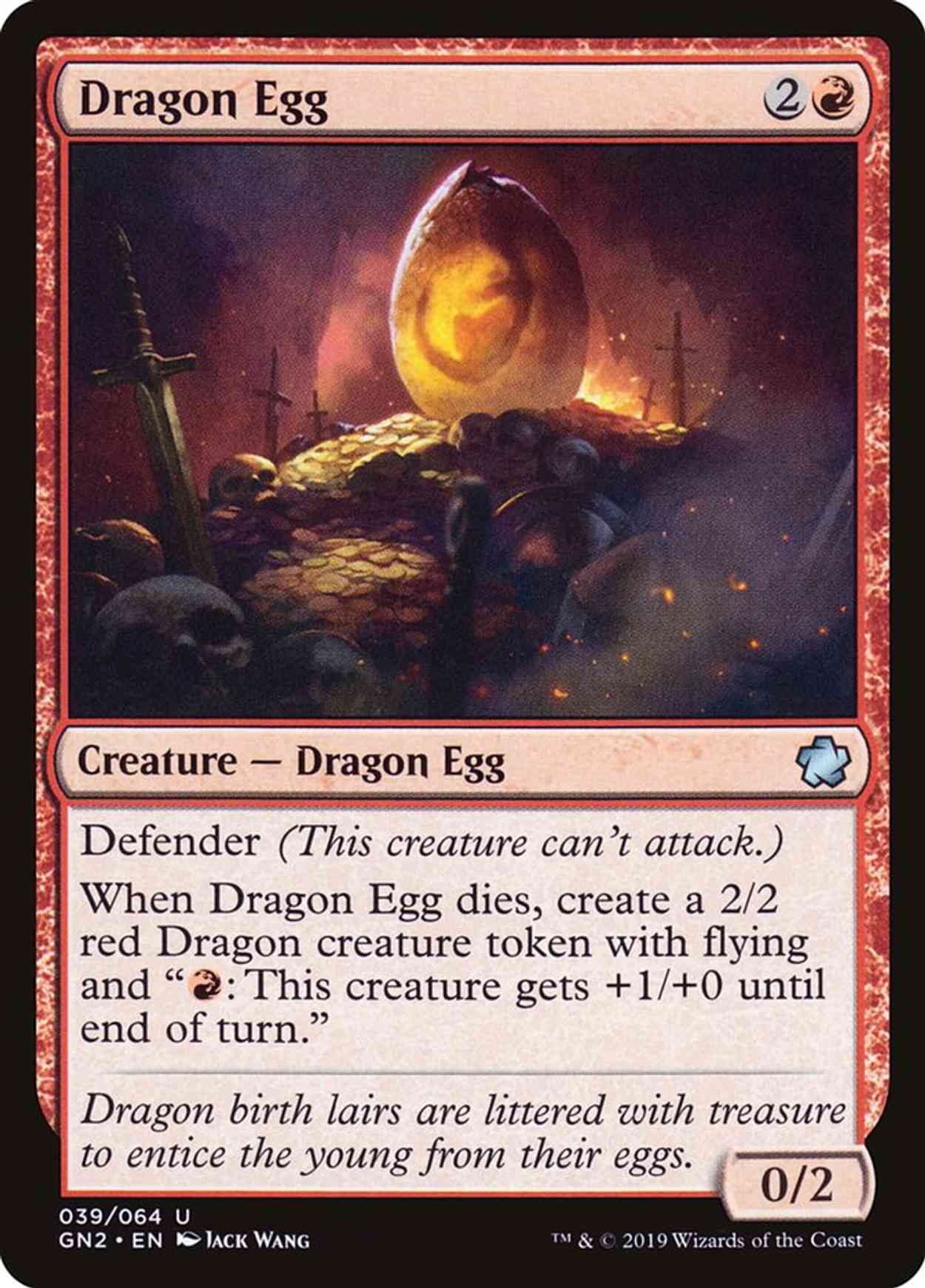 Dragon Egg magic card front