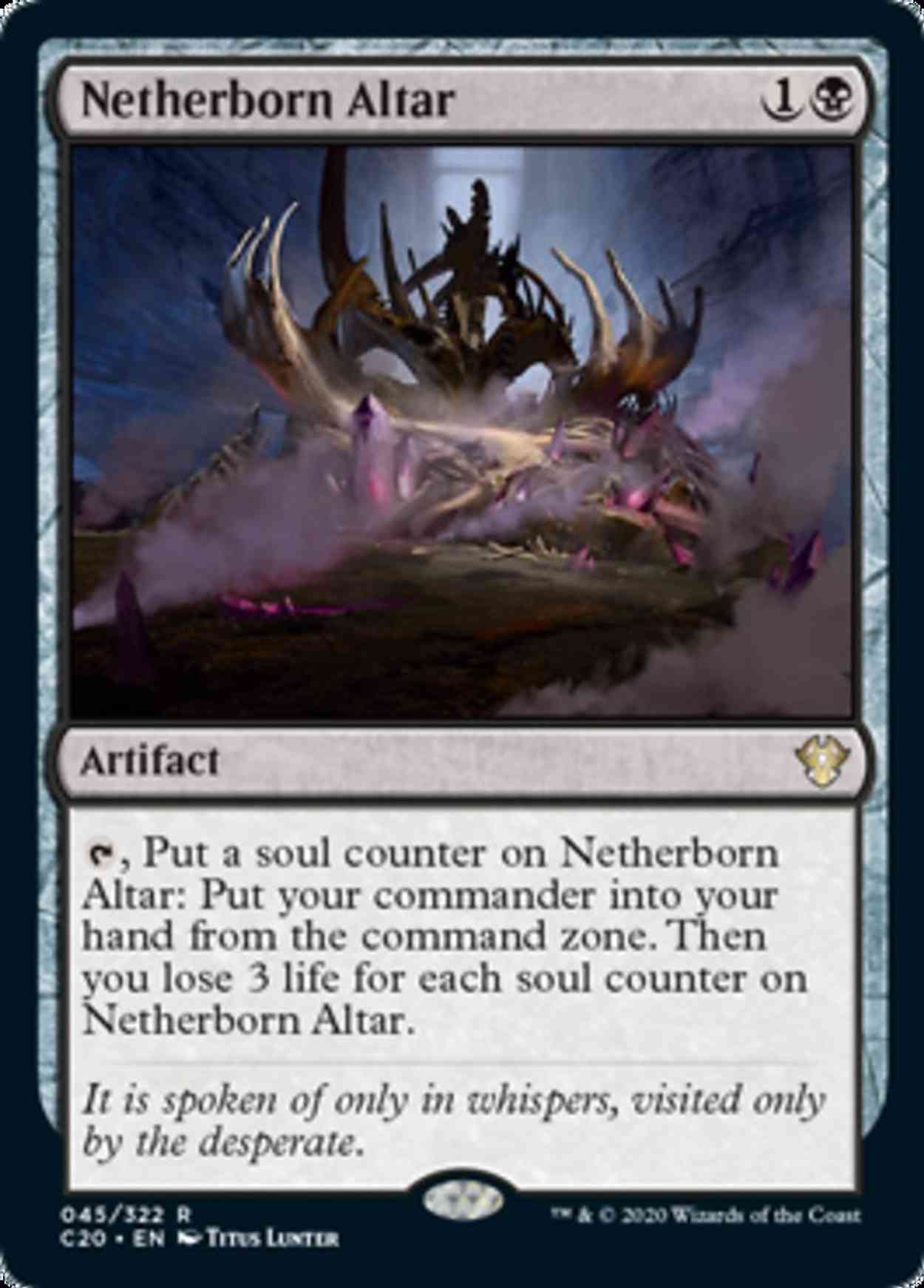 Netherborn Altar magic card front