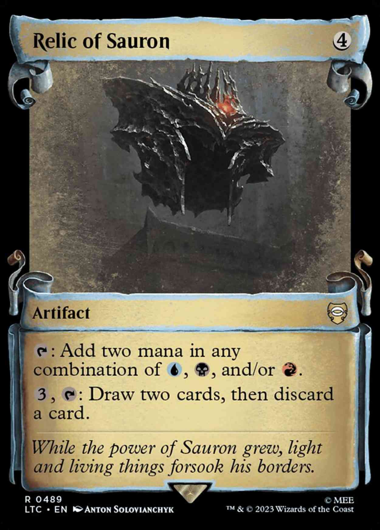 Relic of Sauron (Showcase Scrolls) magic card front