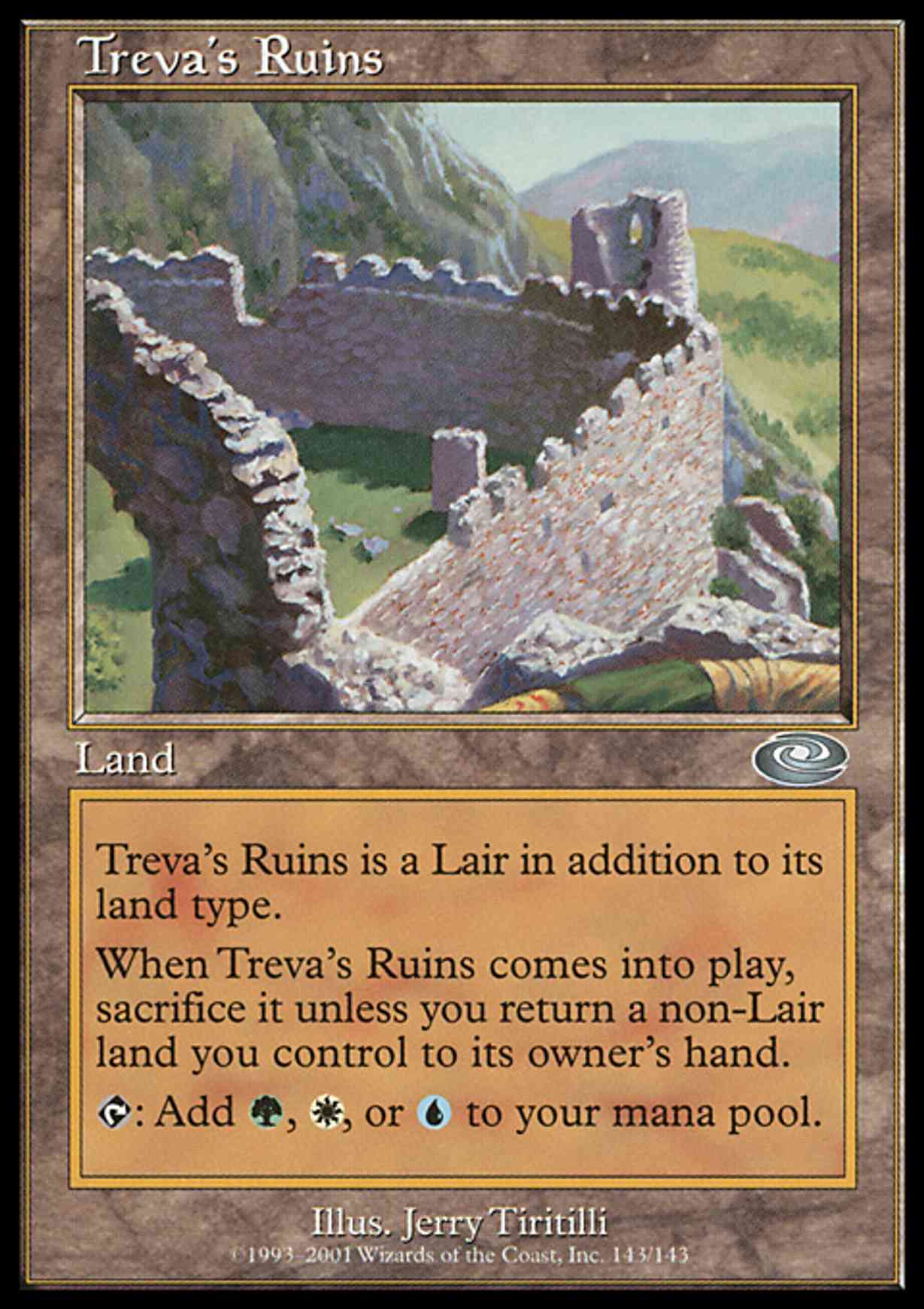 Treva's Ruins magic card front