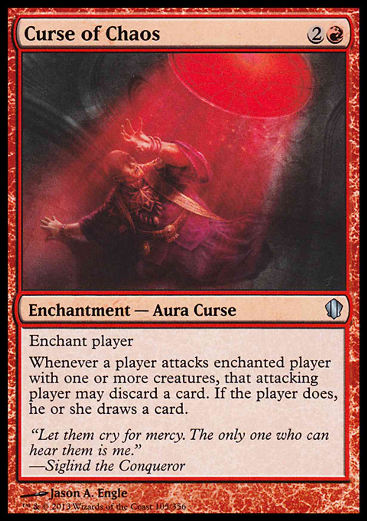Curse of Chaos magic card front