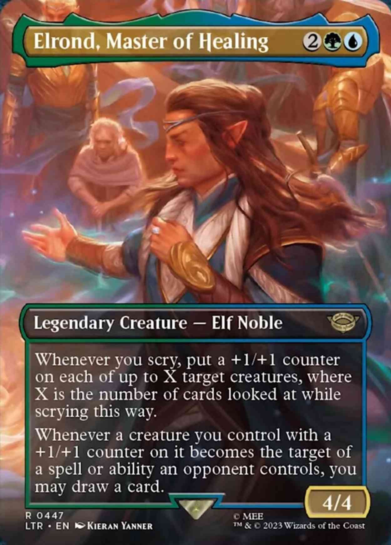 Elrond, Master of Healing (Borderless) magic card front