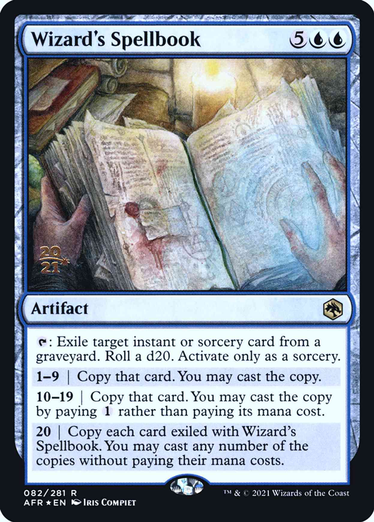 Wizard's Spellbook magic card front