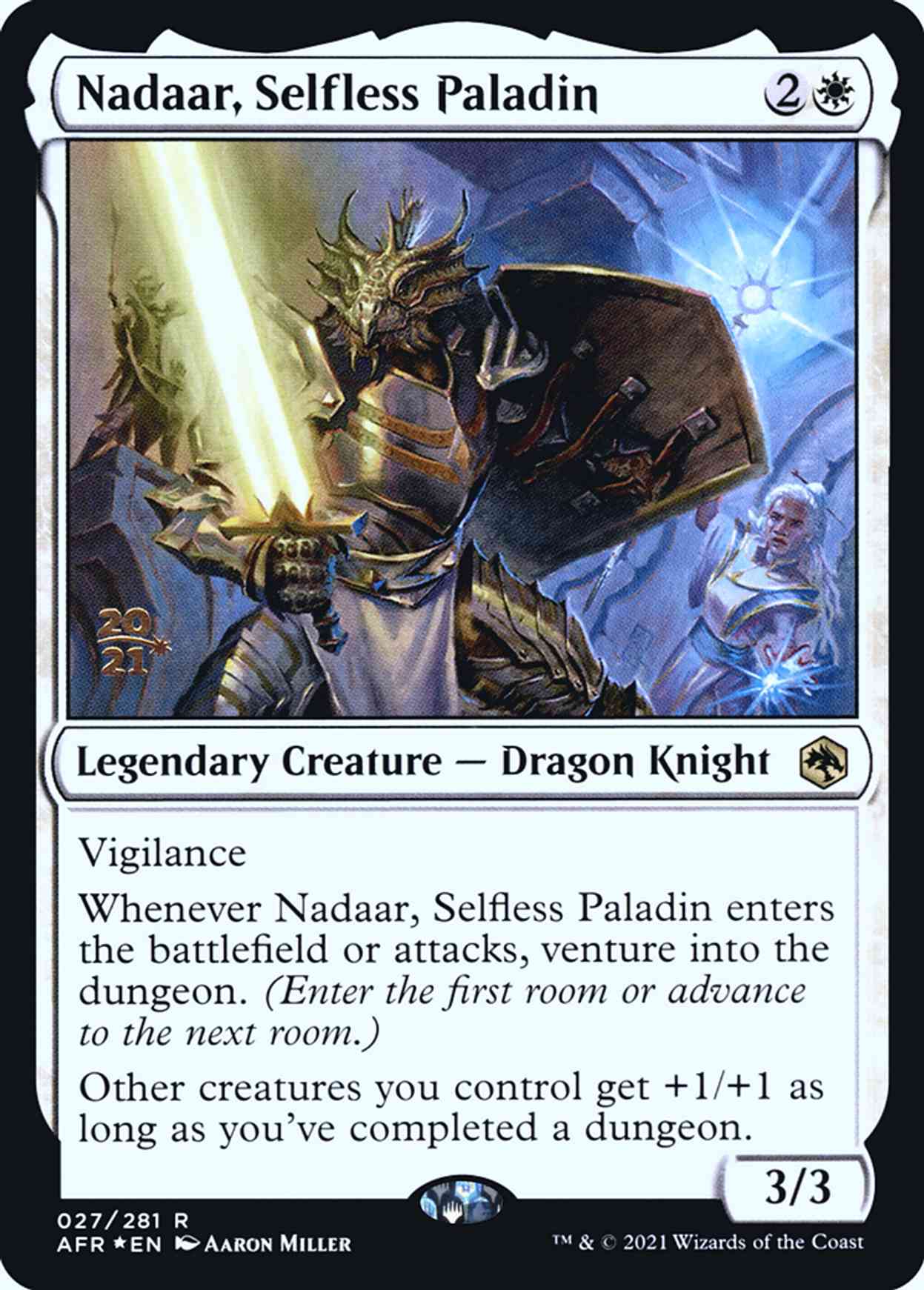 Nadaar, Selfless Paladin magic card front