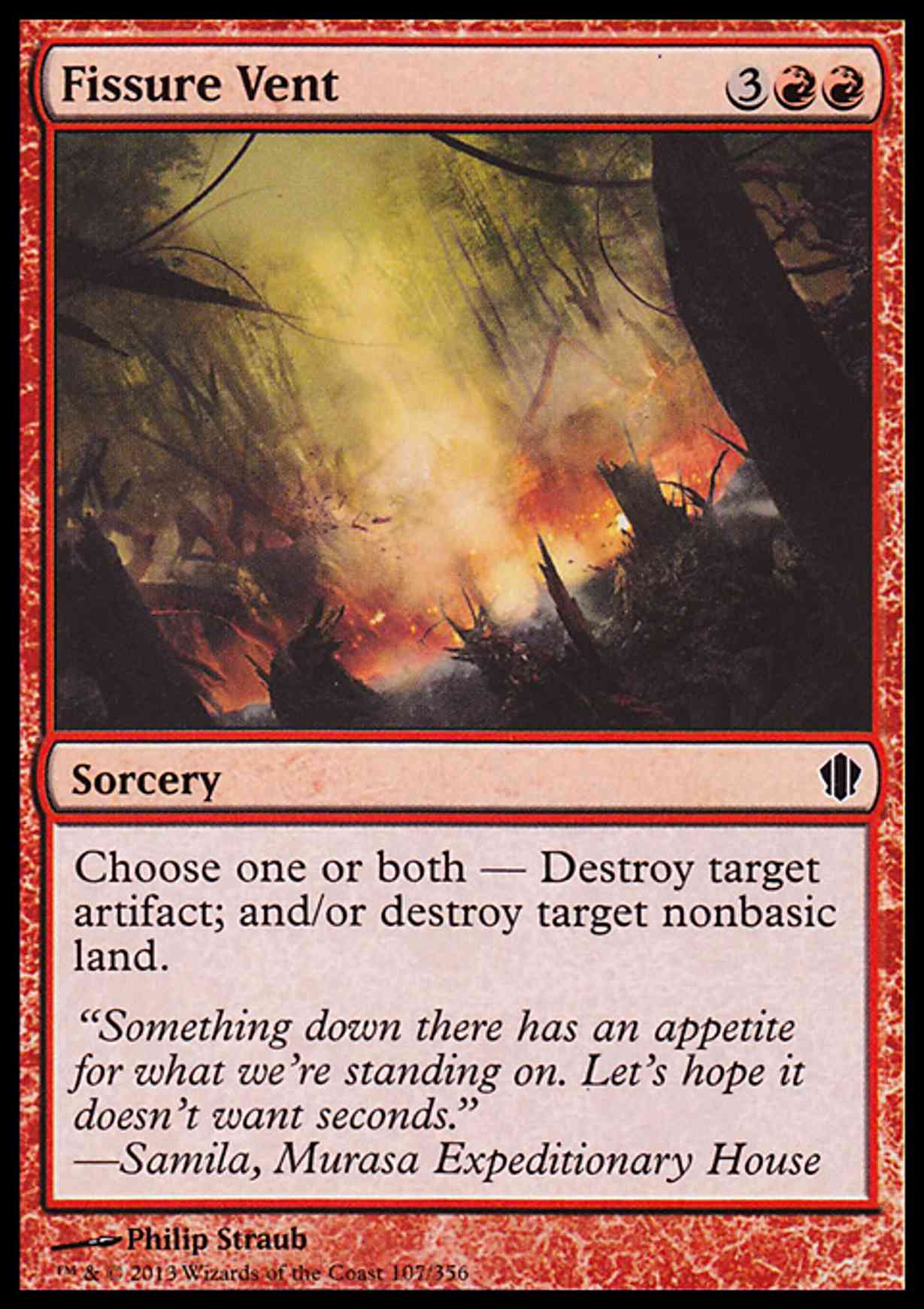 Fissure Vent magic card front