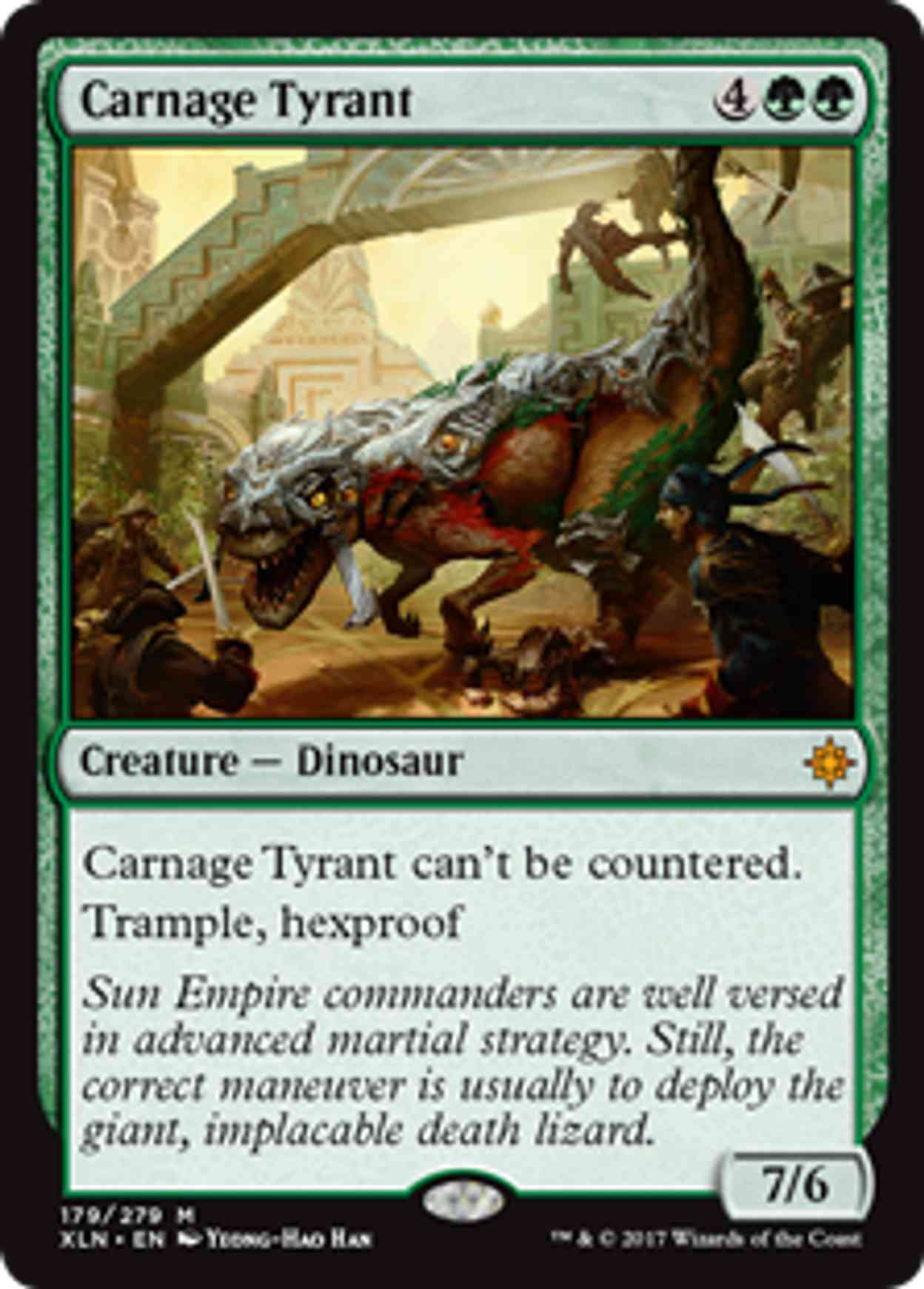 Carnage Tyrant magic card front