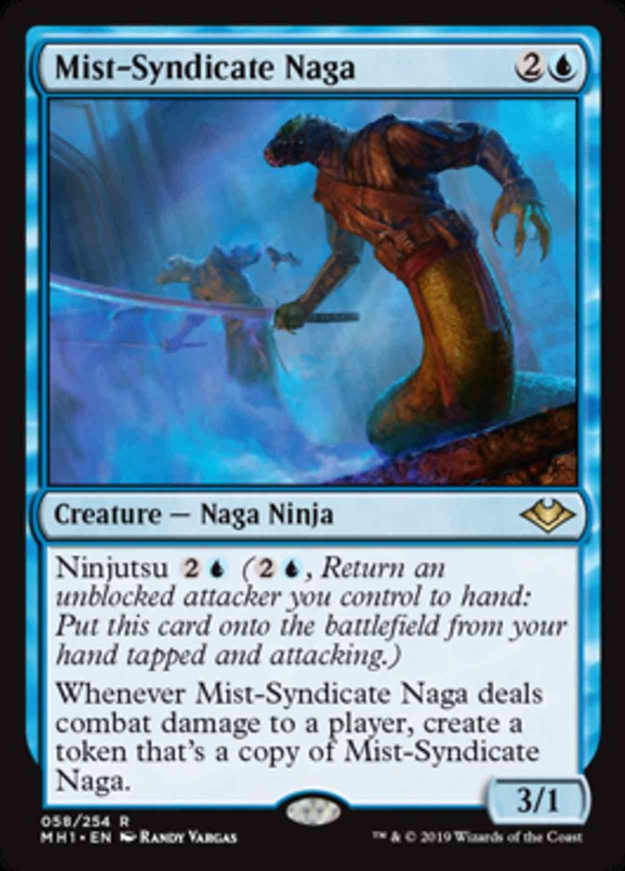 Mist-Syndicate Naga magic card front