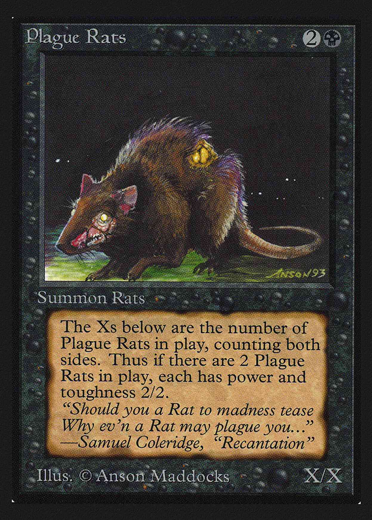 Plague Rats (CE) magic card front
