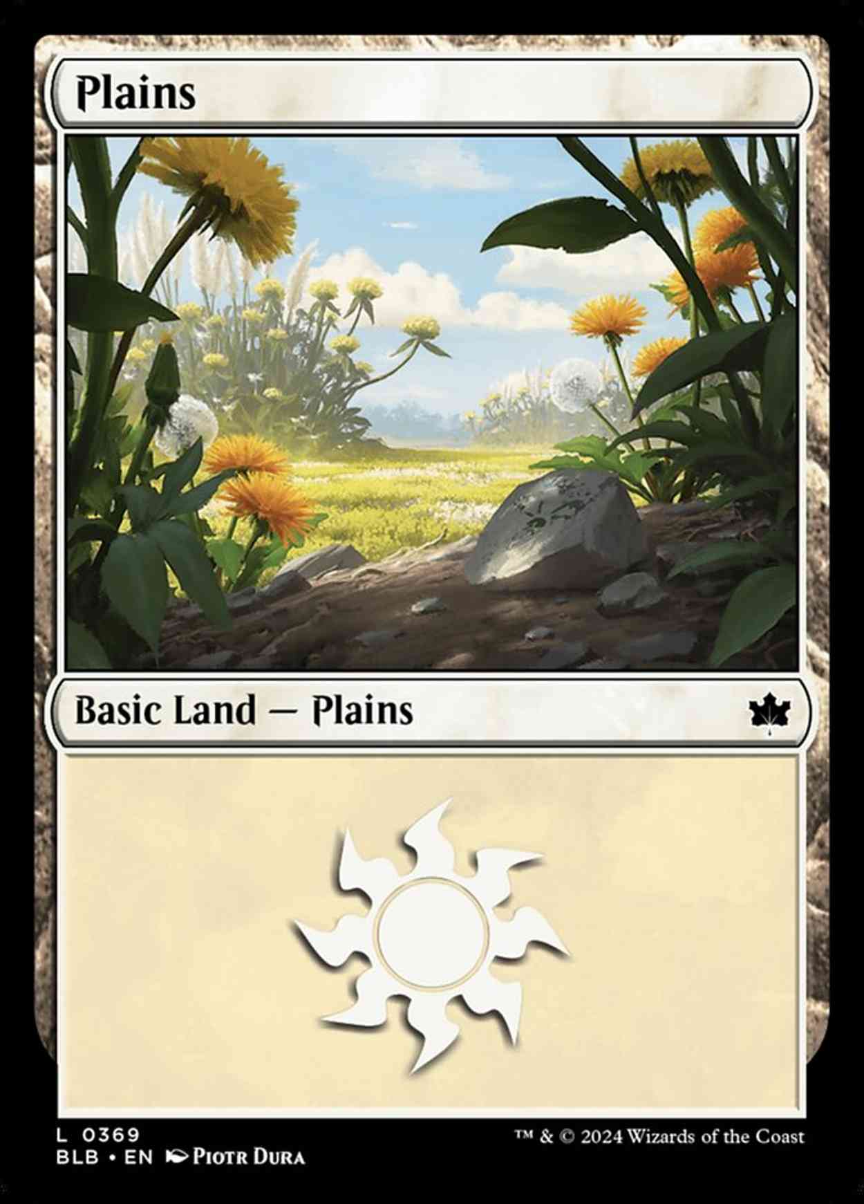 Plains (0369) magic card front