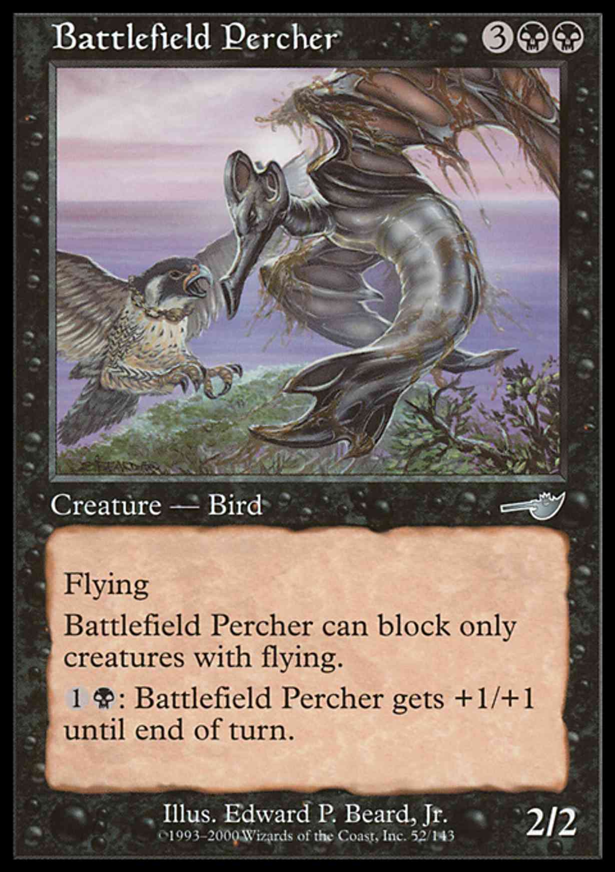 Battlefield Percher magic card front