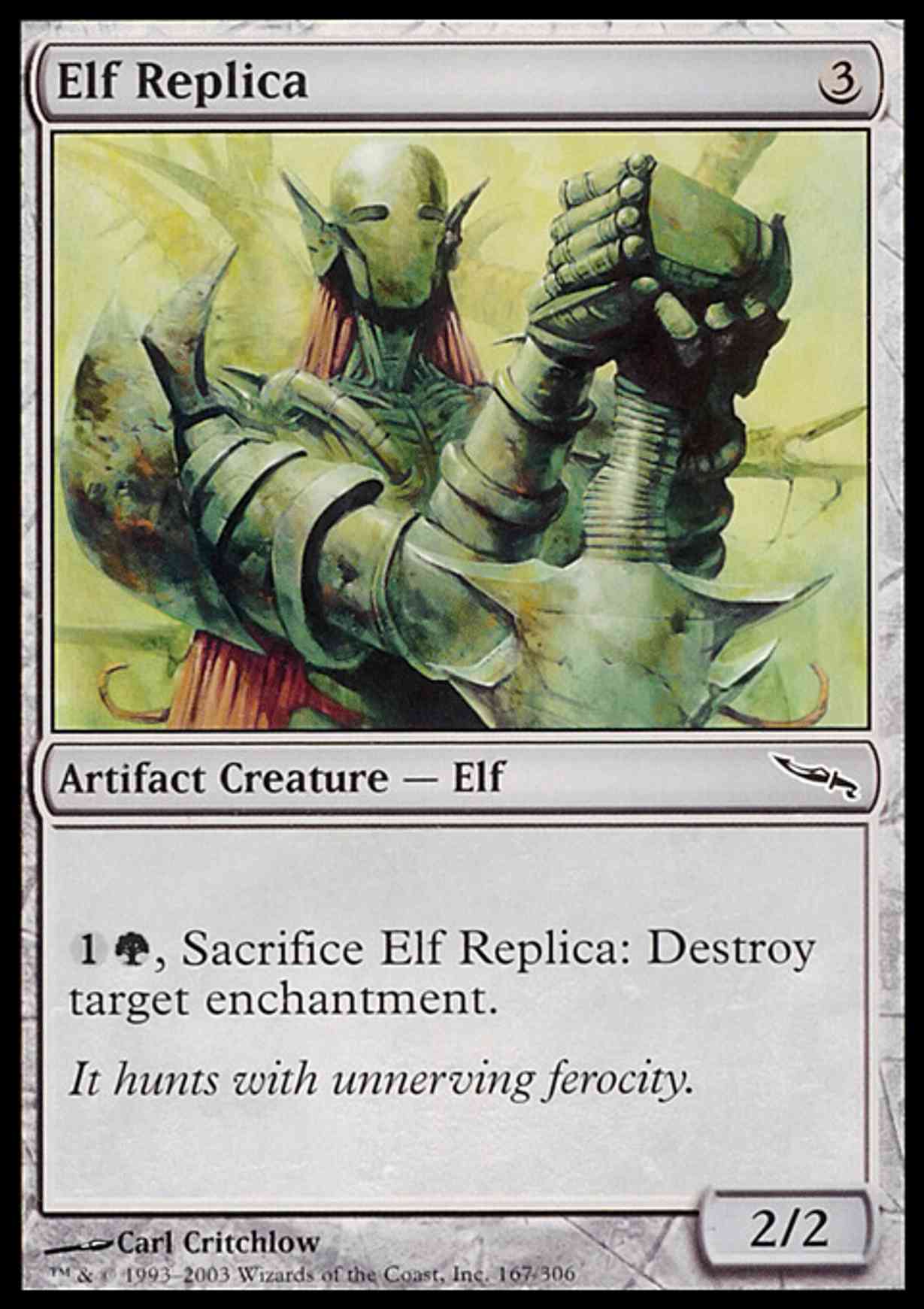 Elf Replica magic card front