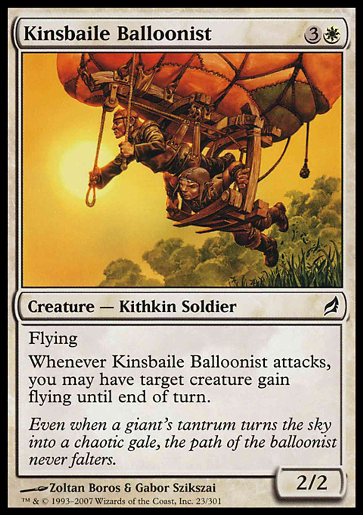 Kinsbaile Balloonist magic card front