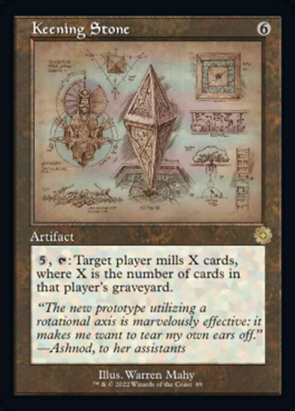 Keening Stone (Schematic) magic card front