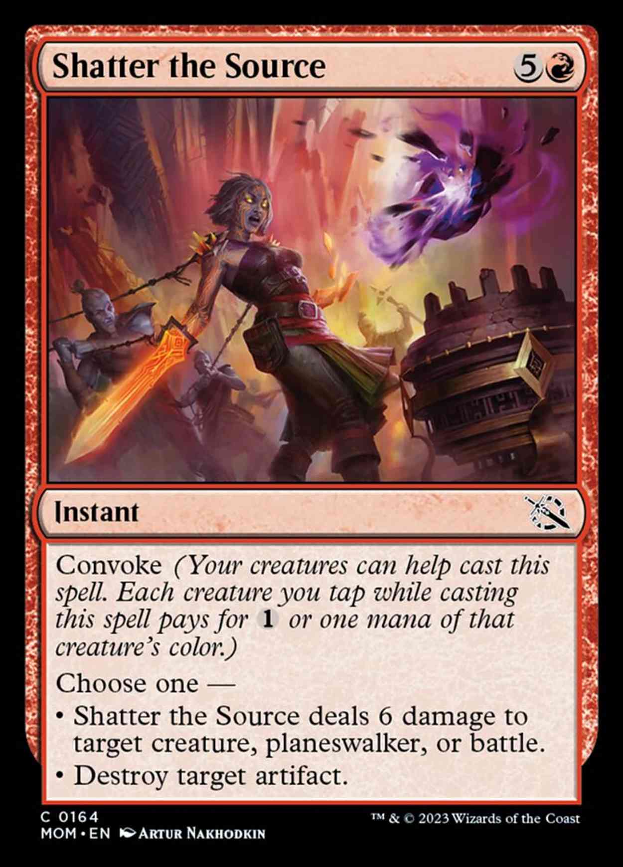 Shatter the Source magic card front