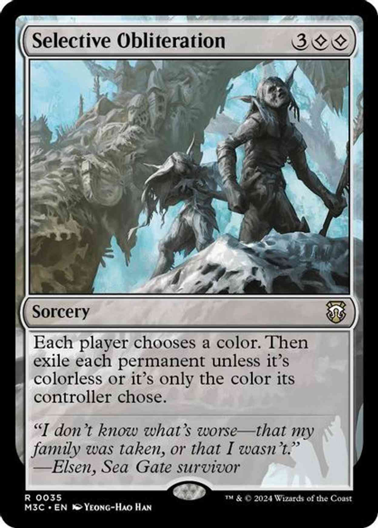 Selective Obliteration magic card front