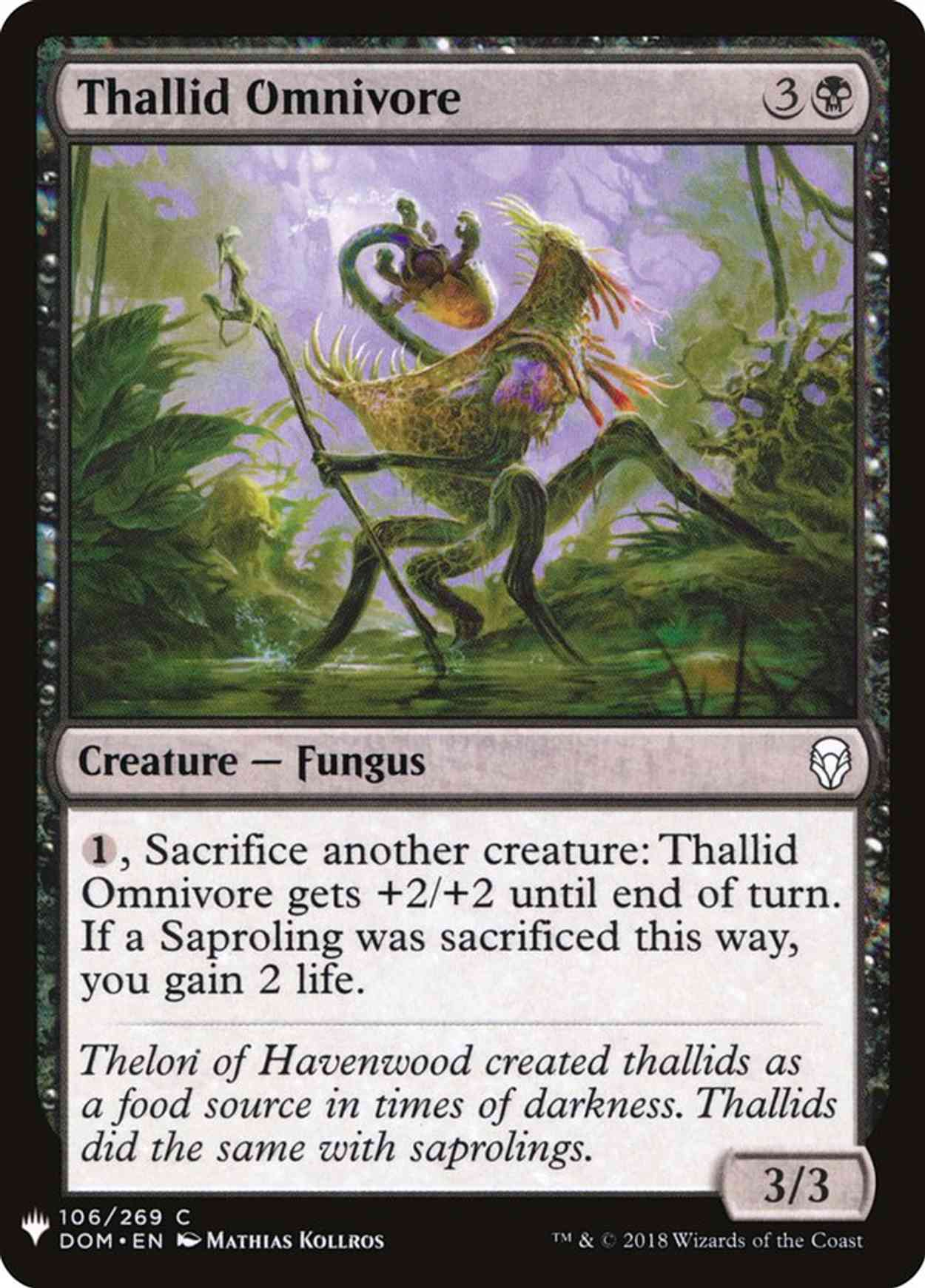 Thallid Omnivore magic card front