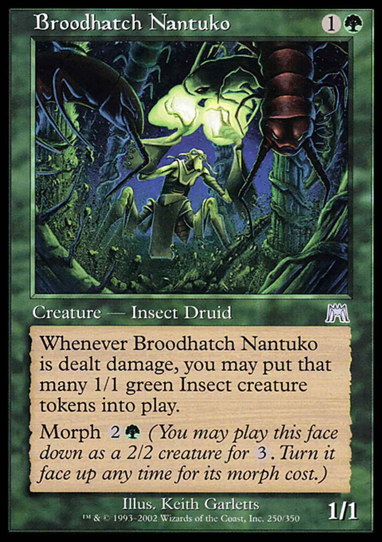 Broodhatch Nantuko magic card front
