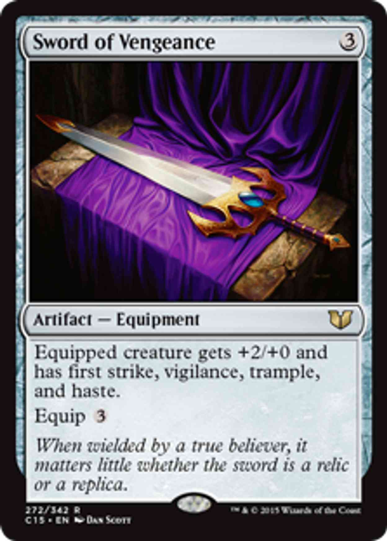 Sword of Vengeance magic card front