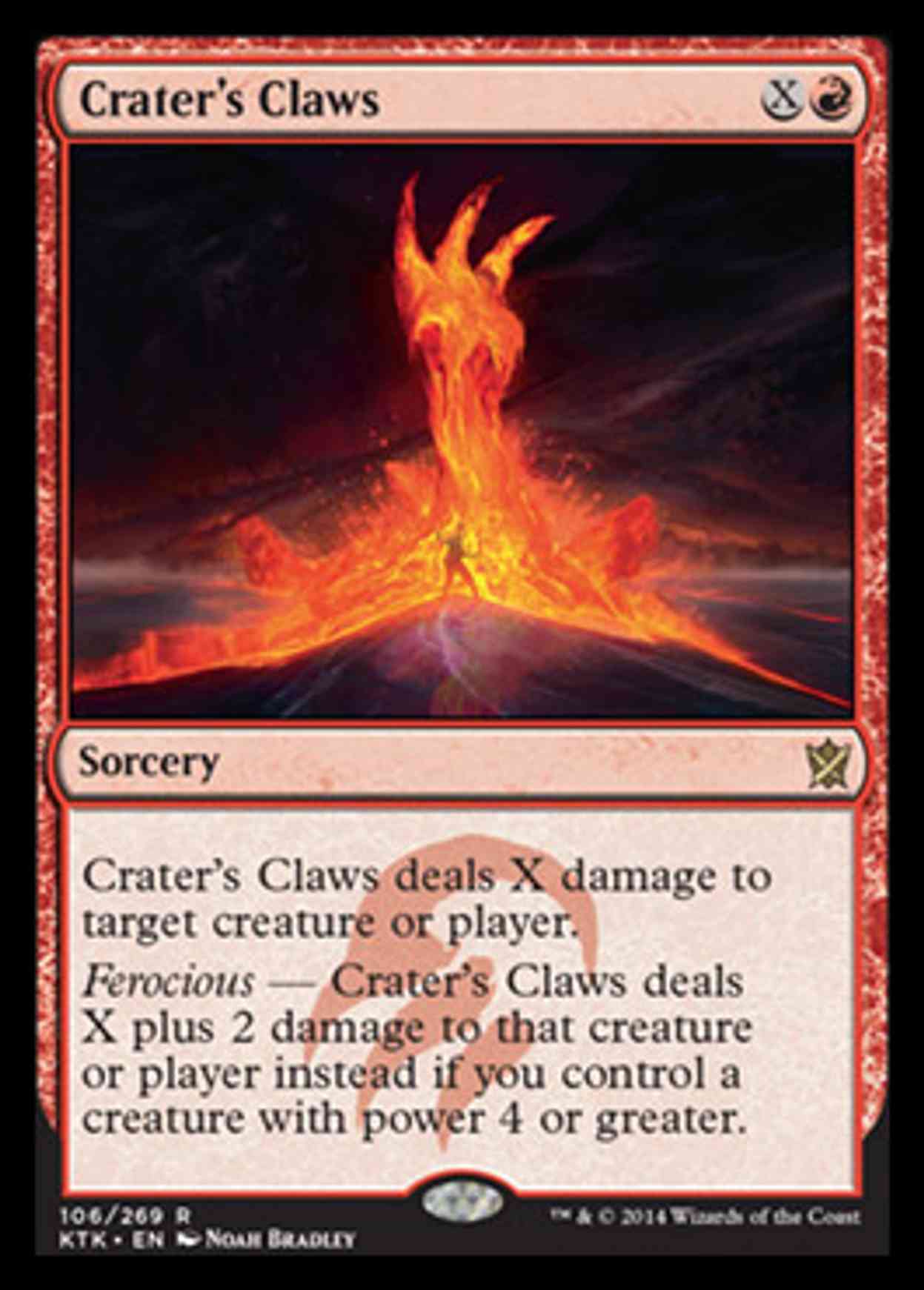 Crater's Claws magic card front