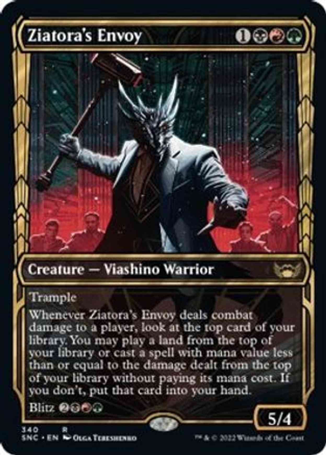 Ziatora's Envoy (Showcase) magic card front