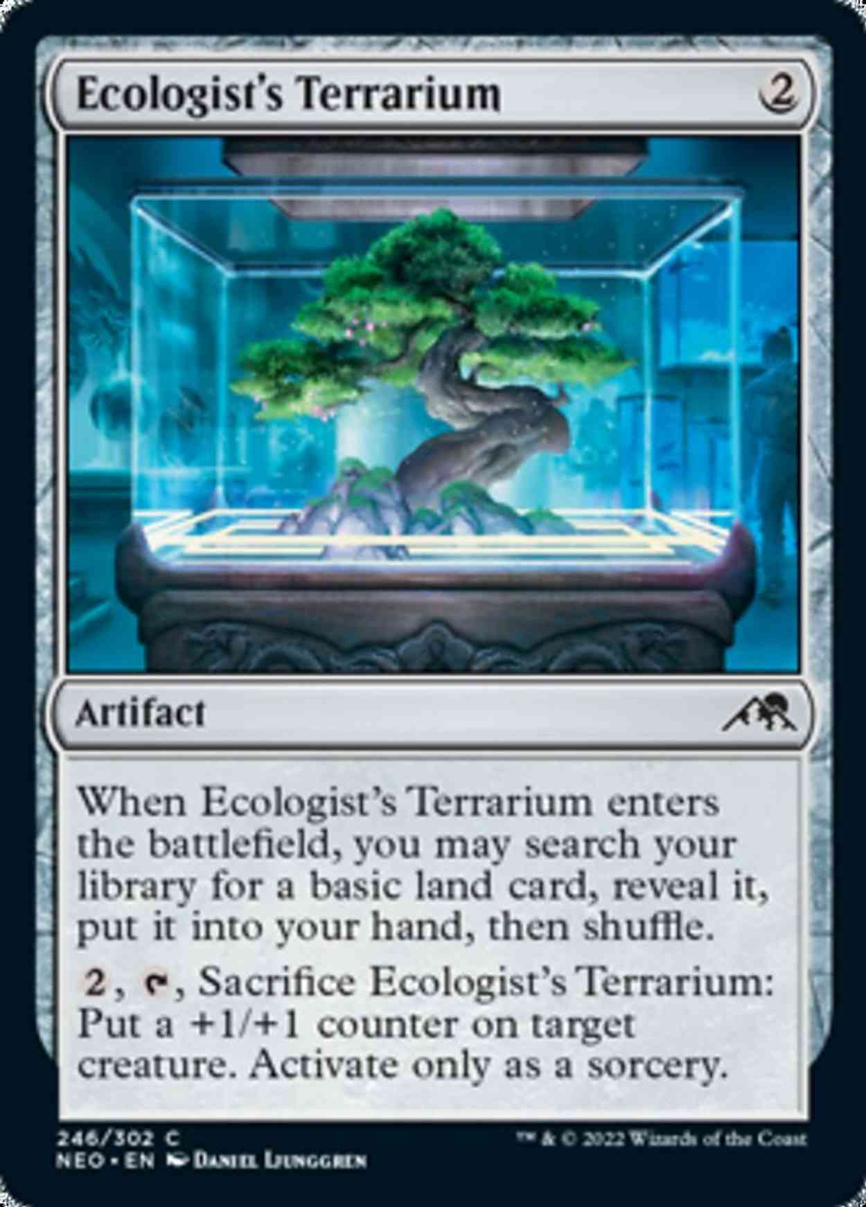 Ecologist's Terrarium magic card front