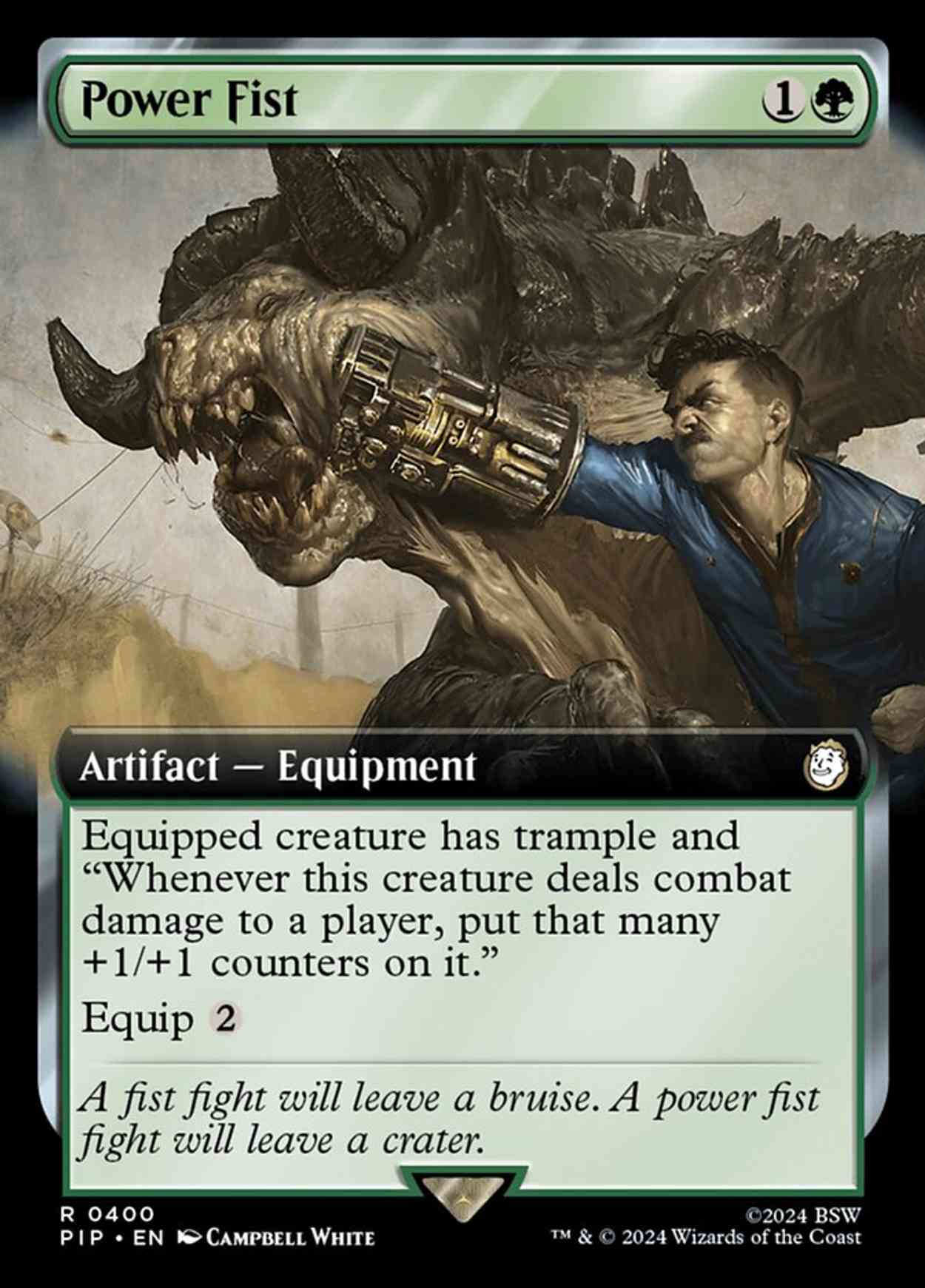 Power Fist (Extended Art) magic card front