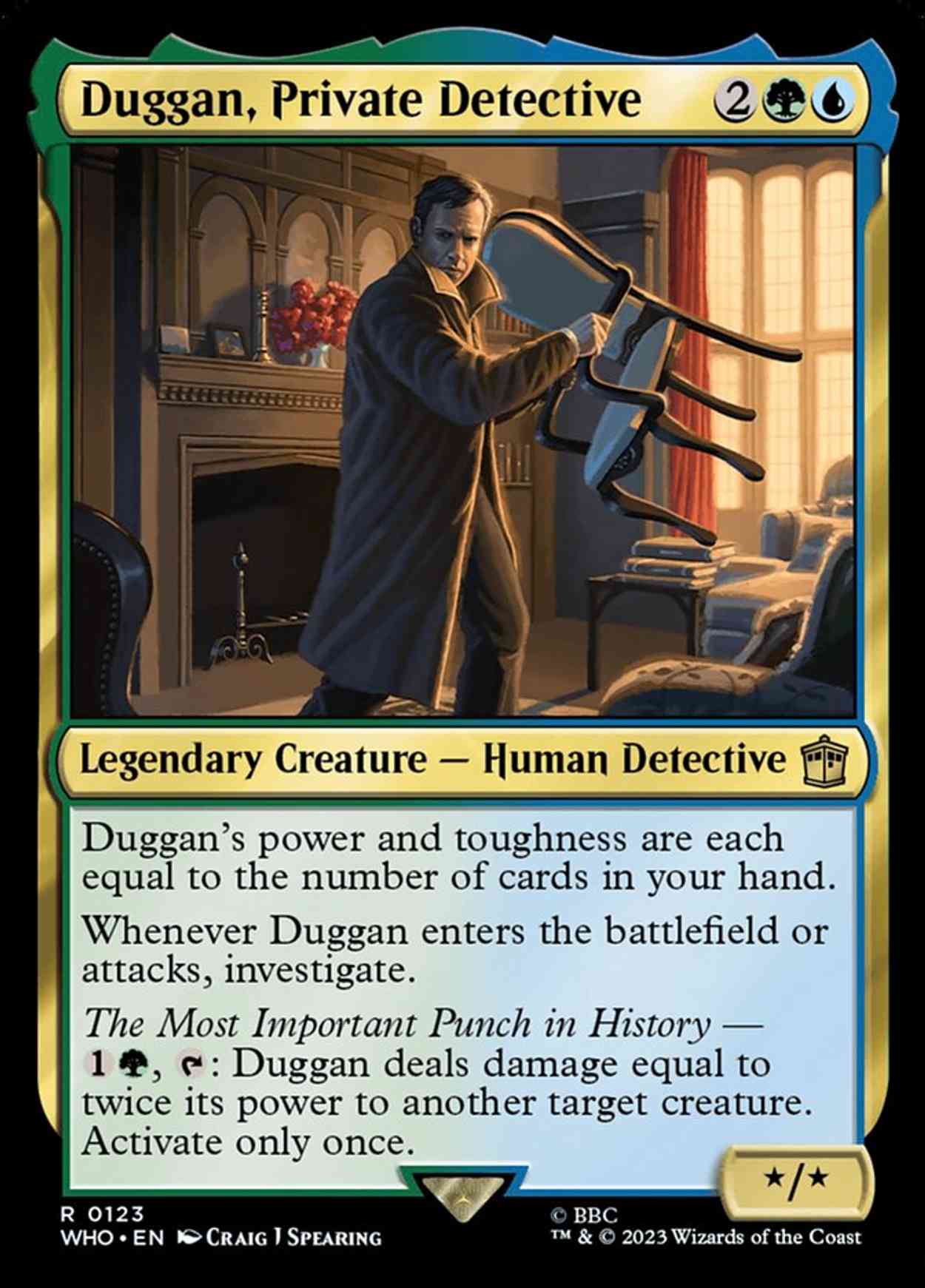 Duggan, Private Detective magic card front