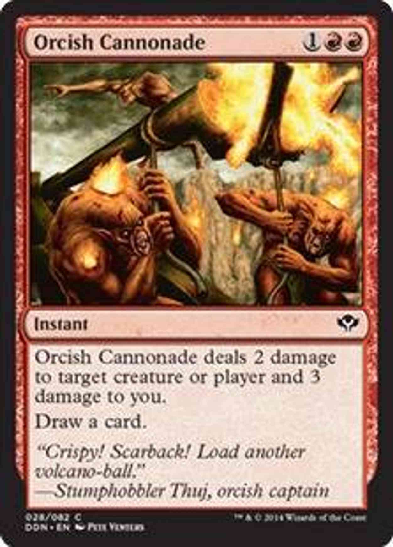 Orcish Cannonade magic card front