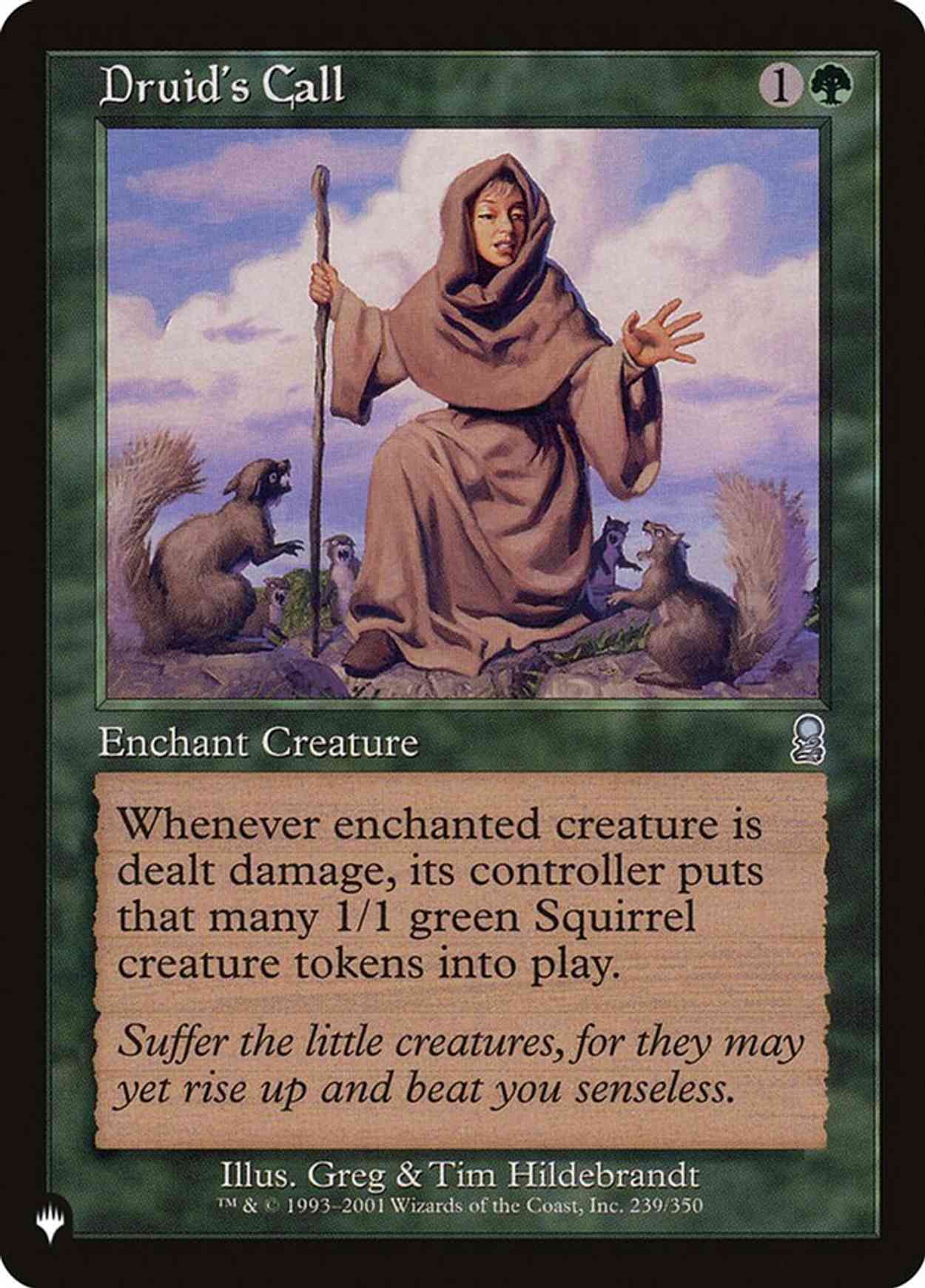 Druid's Call magic card front