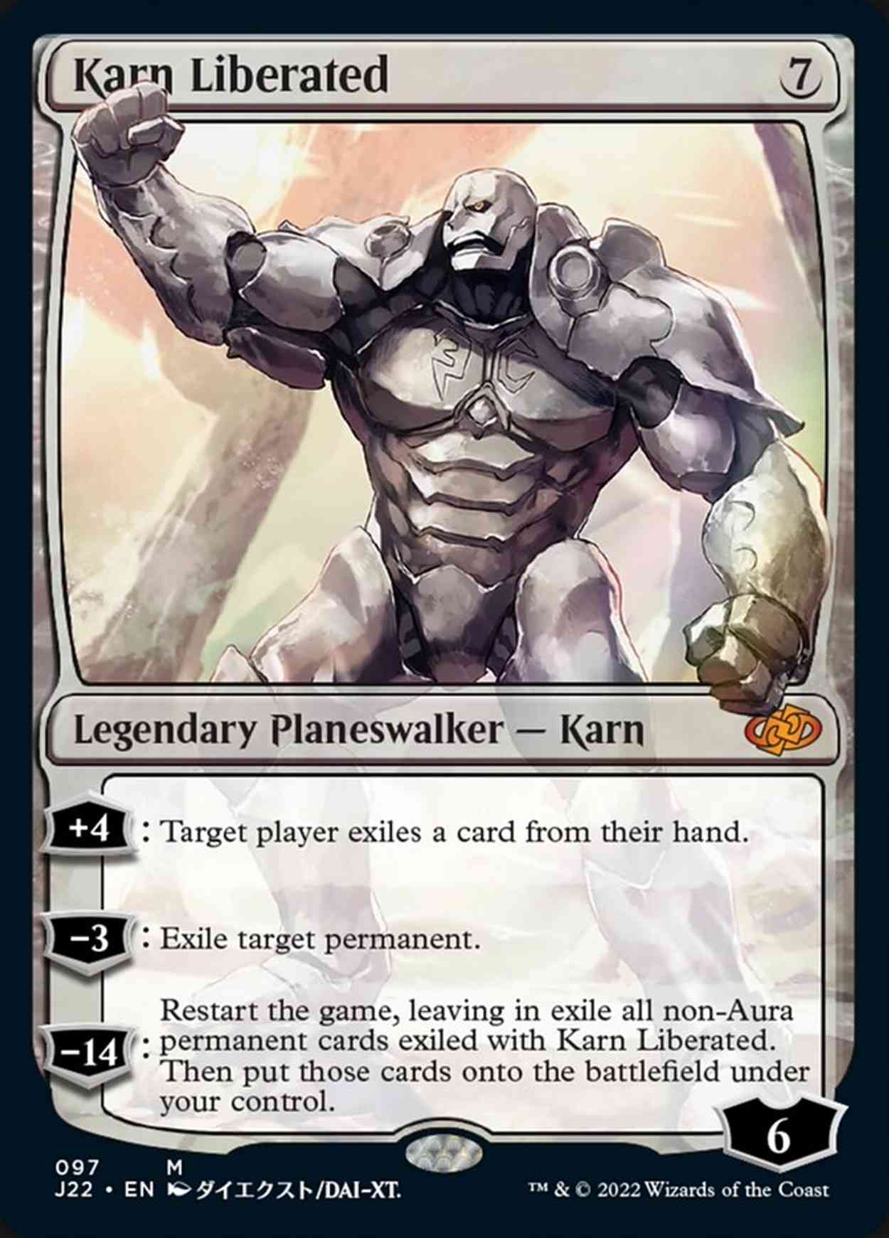 Karn Liberated magic card front
