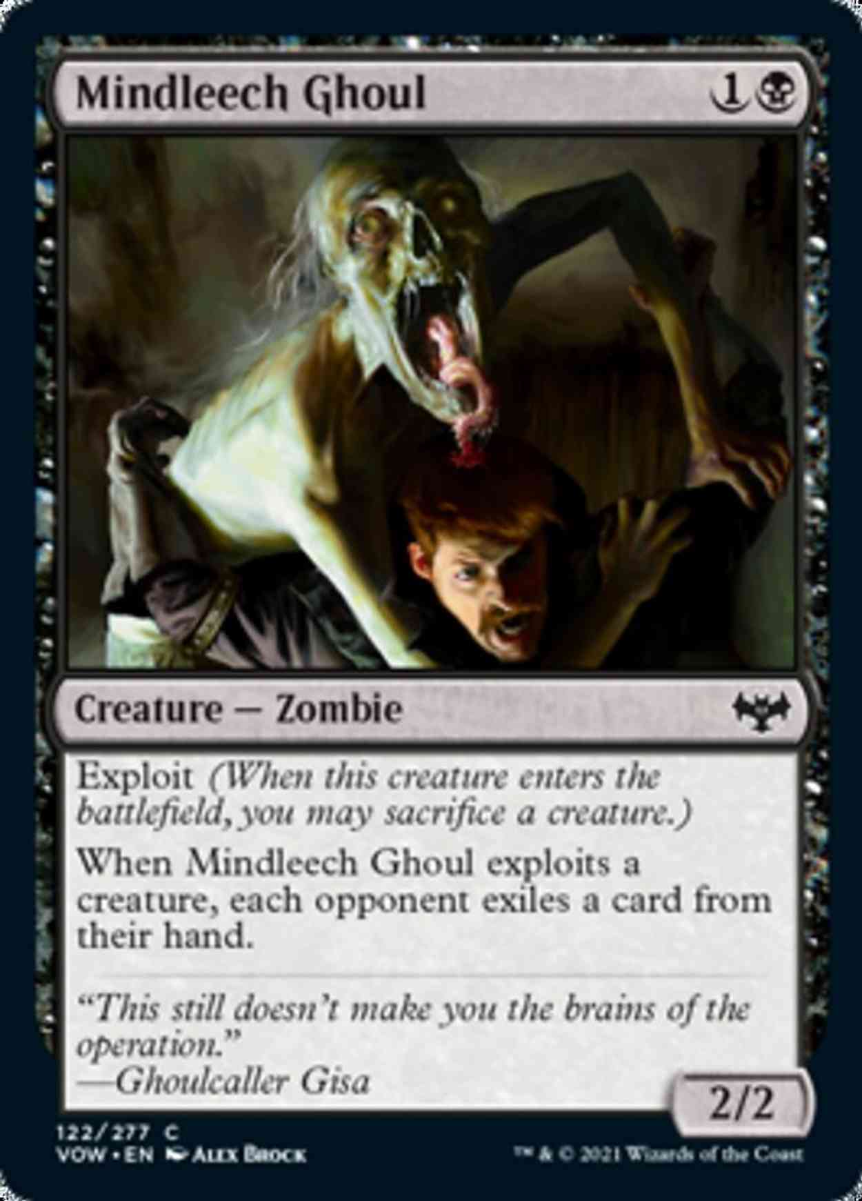 Mindleech Ghoul magic card front