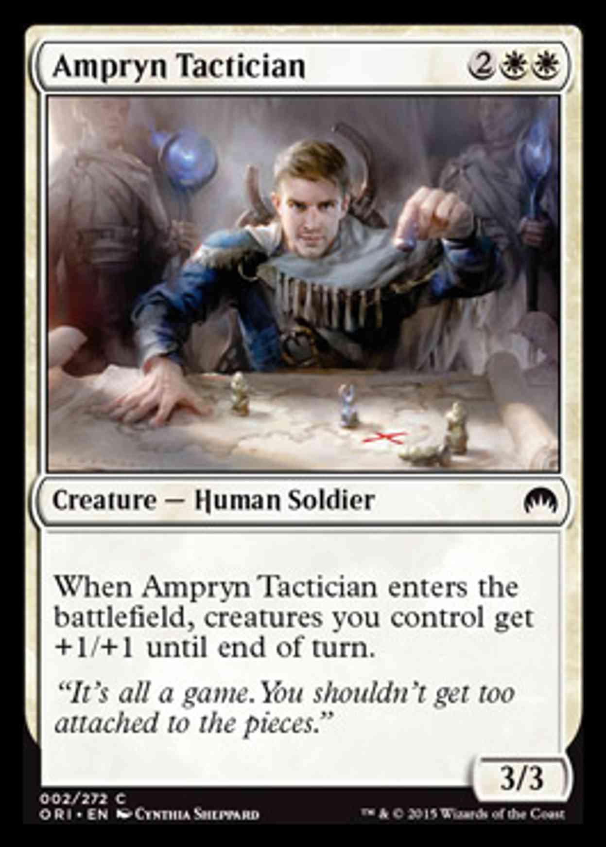 Ampryn Tactician magic card front