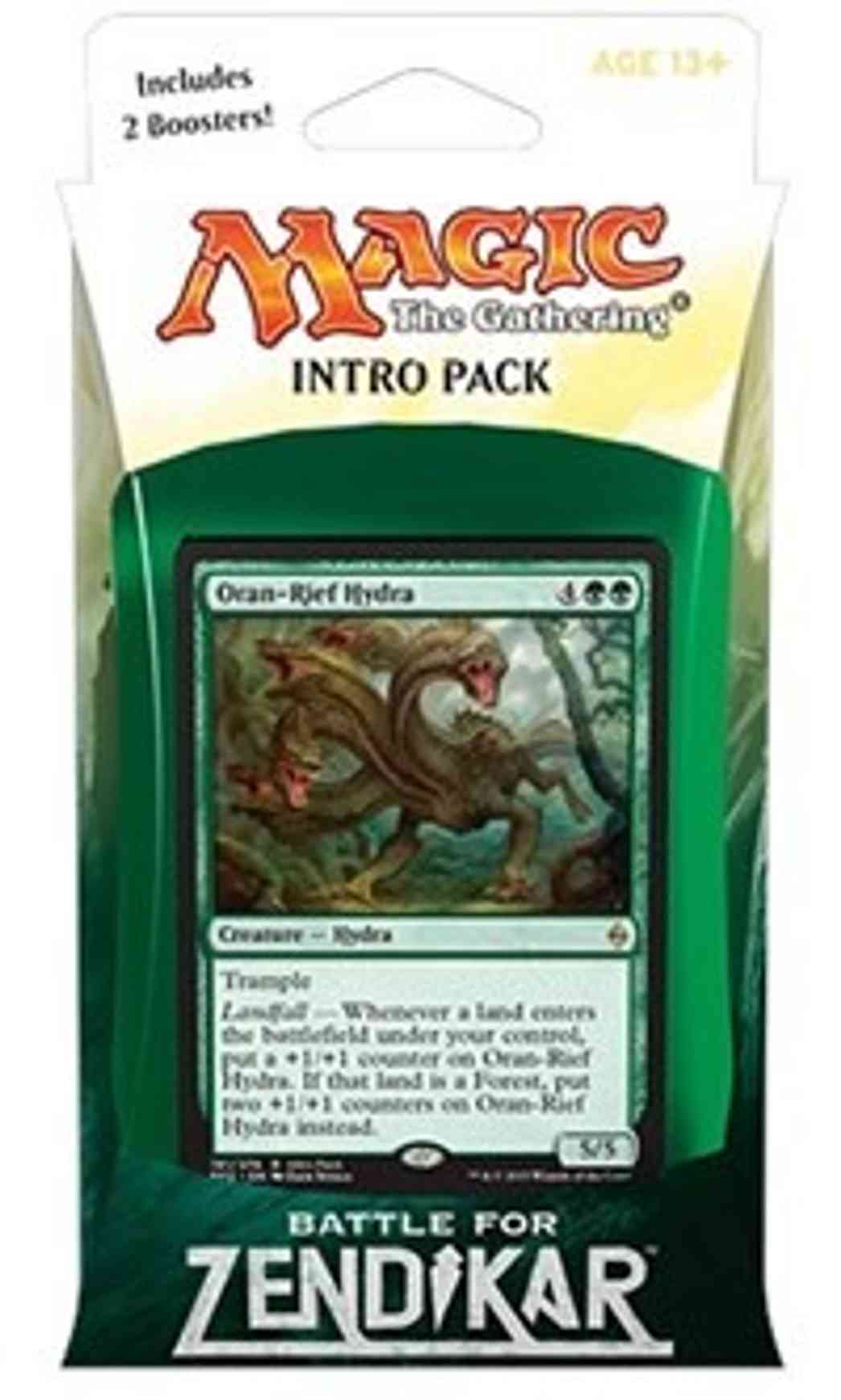 Battle for Zendikar Intro Pack - Green magic card front