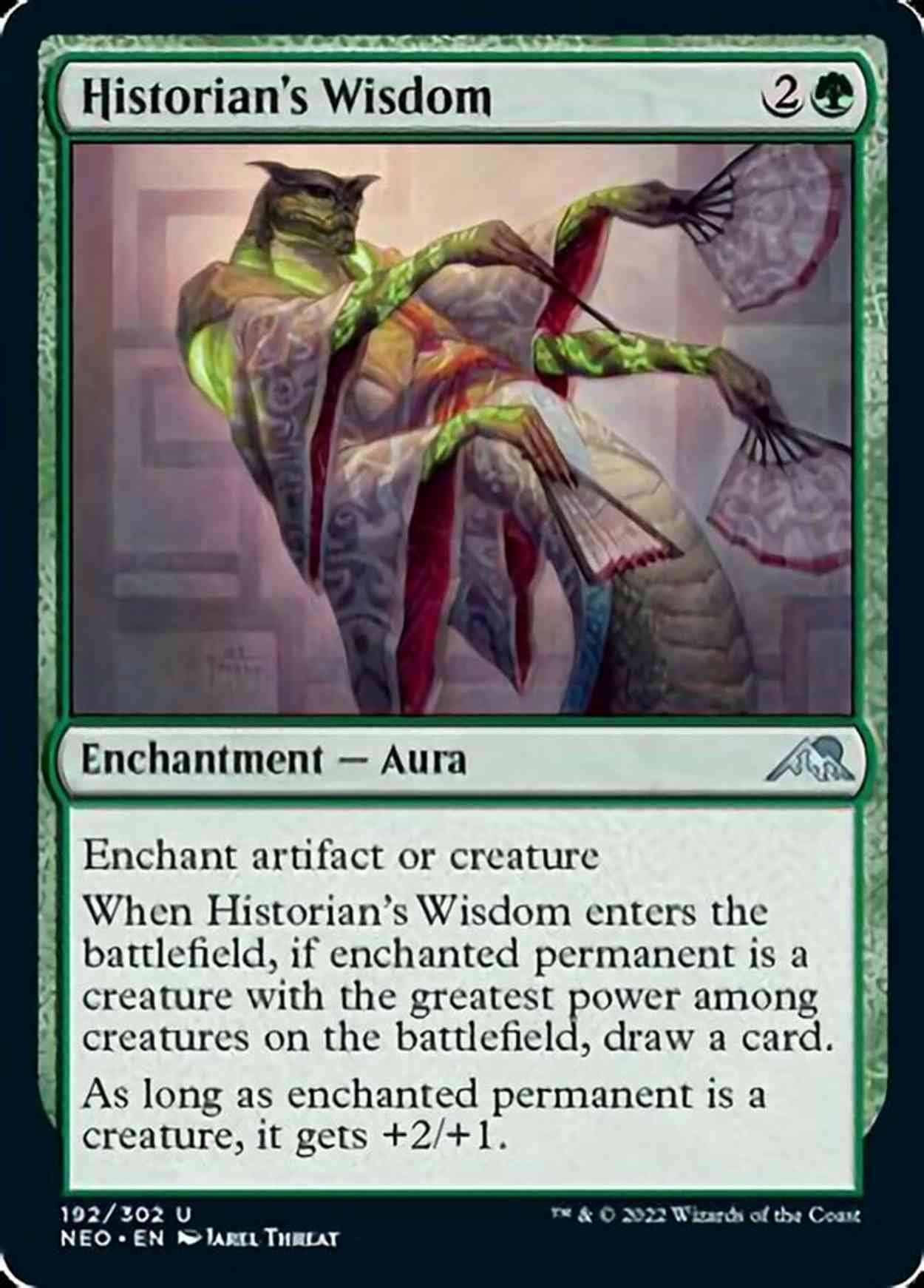 Historian's Wisdom magic card front