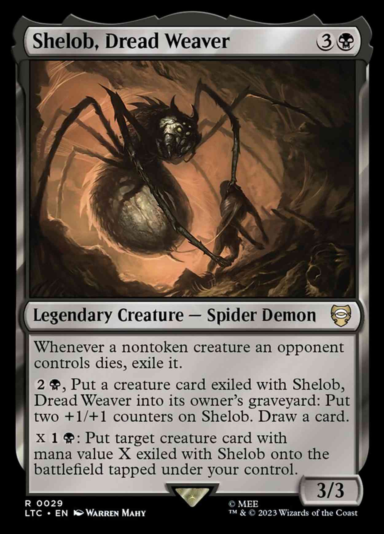 Shelob, Dread Weaver magic card front