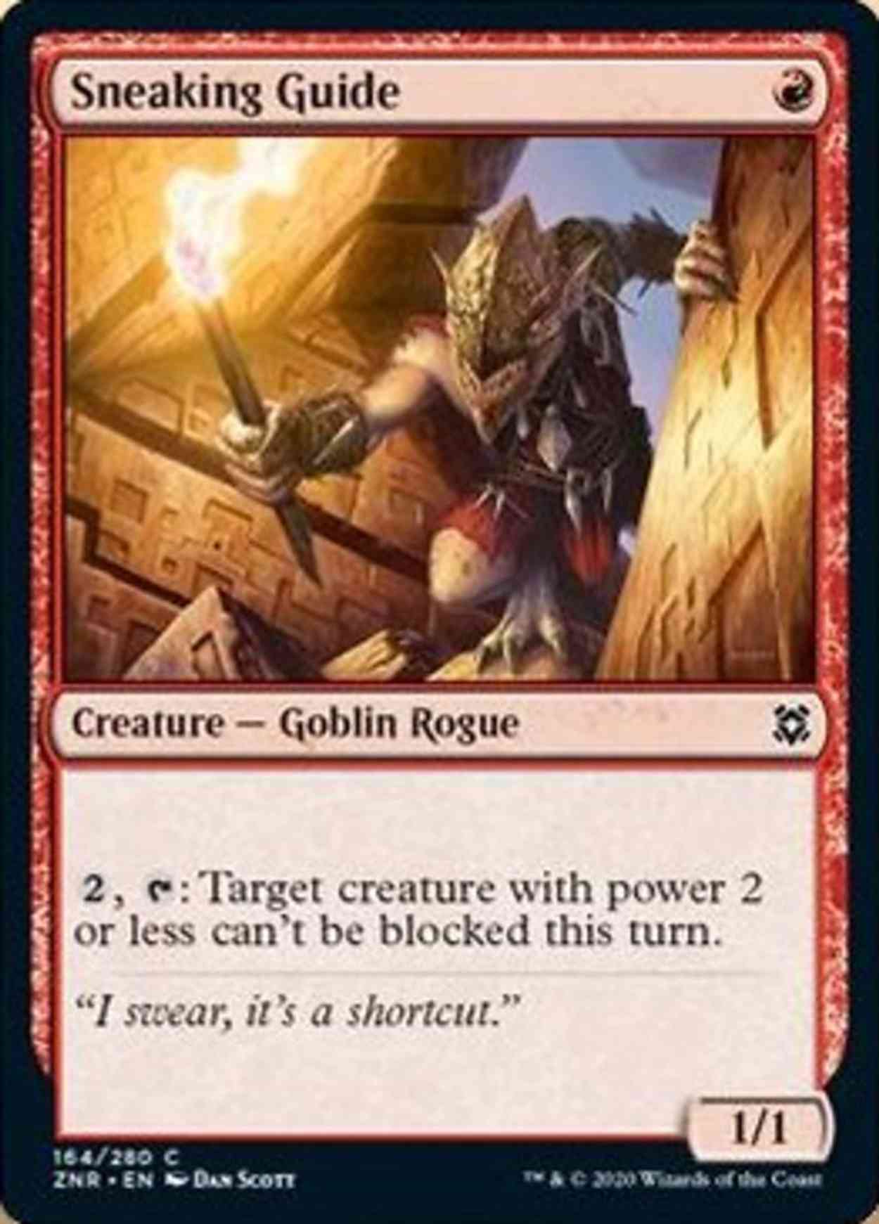Sneaking Guide magic card front