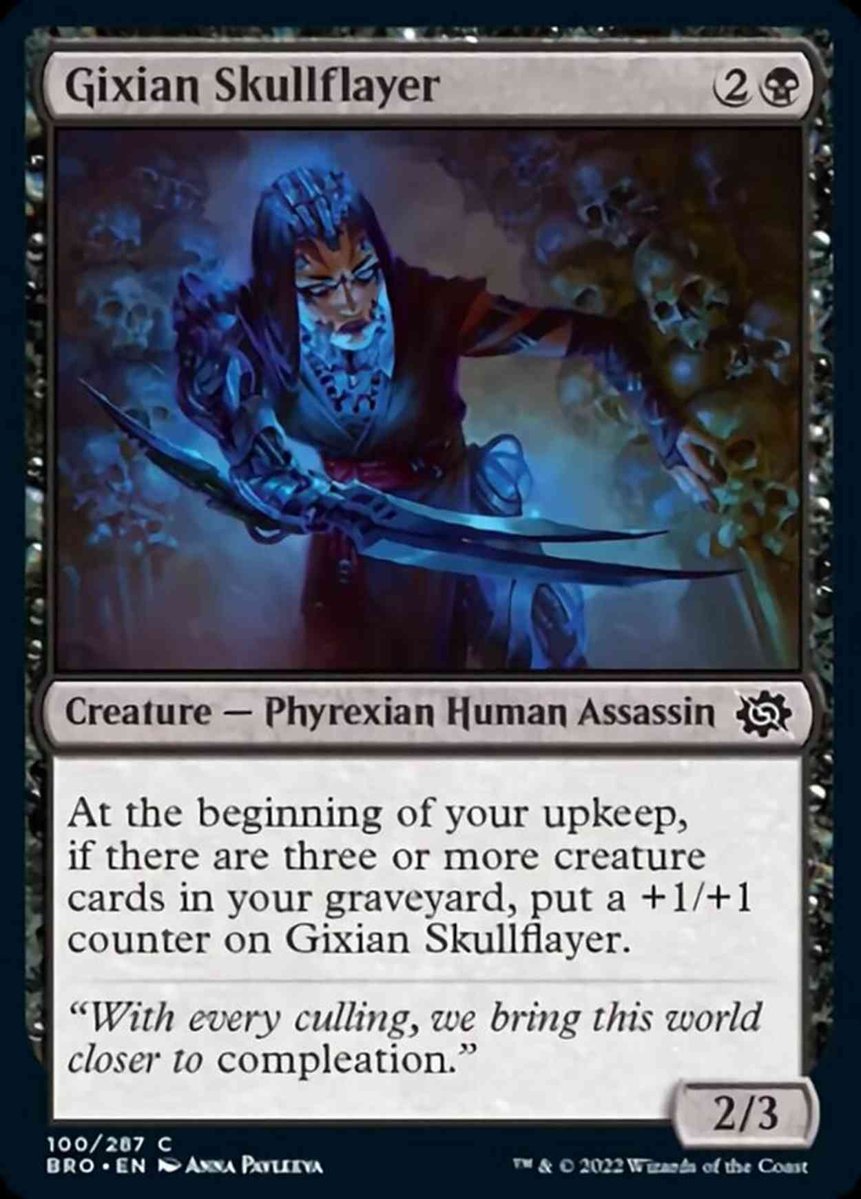 Gixian Skullflayer magic card front