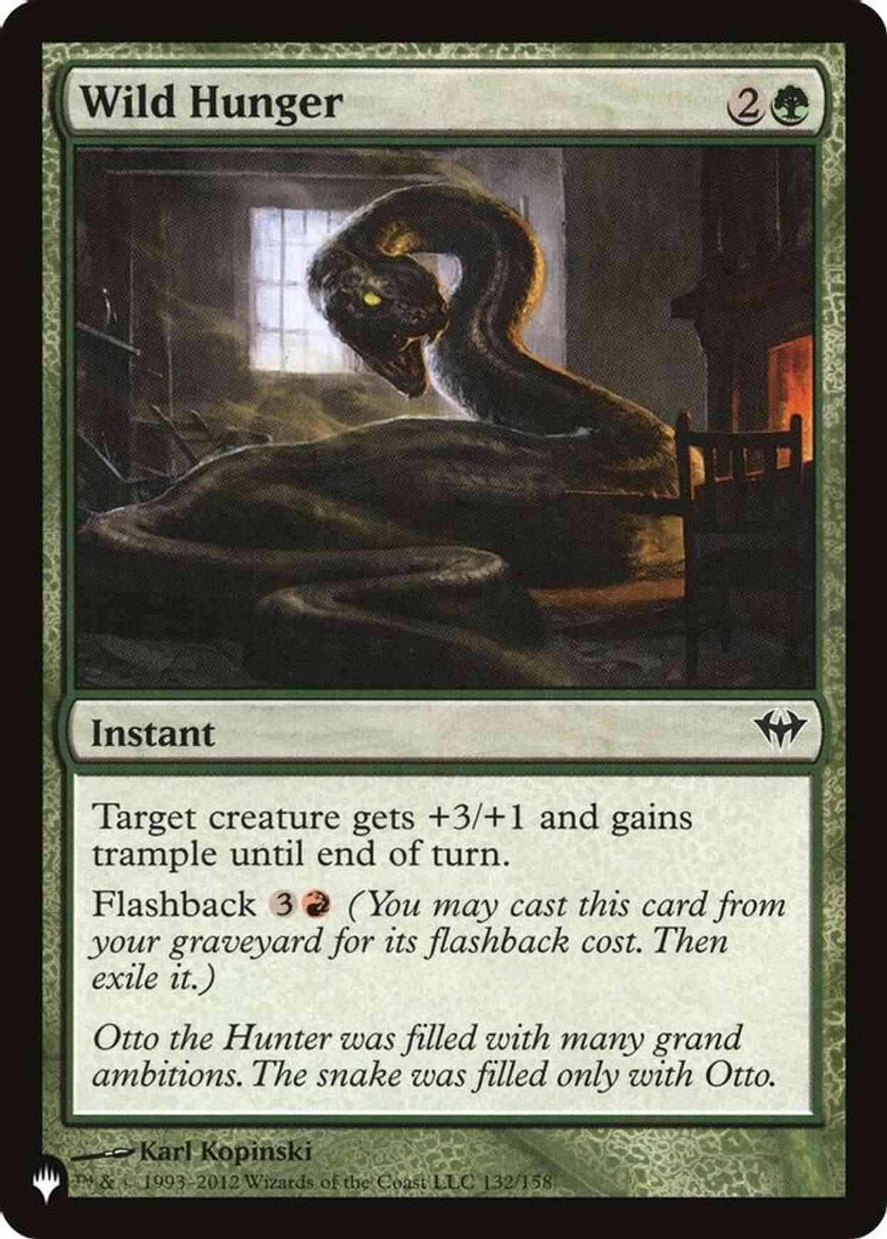 Wild Hunger magic card front