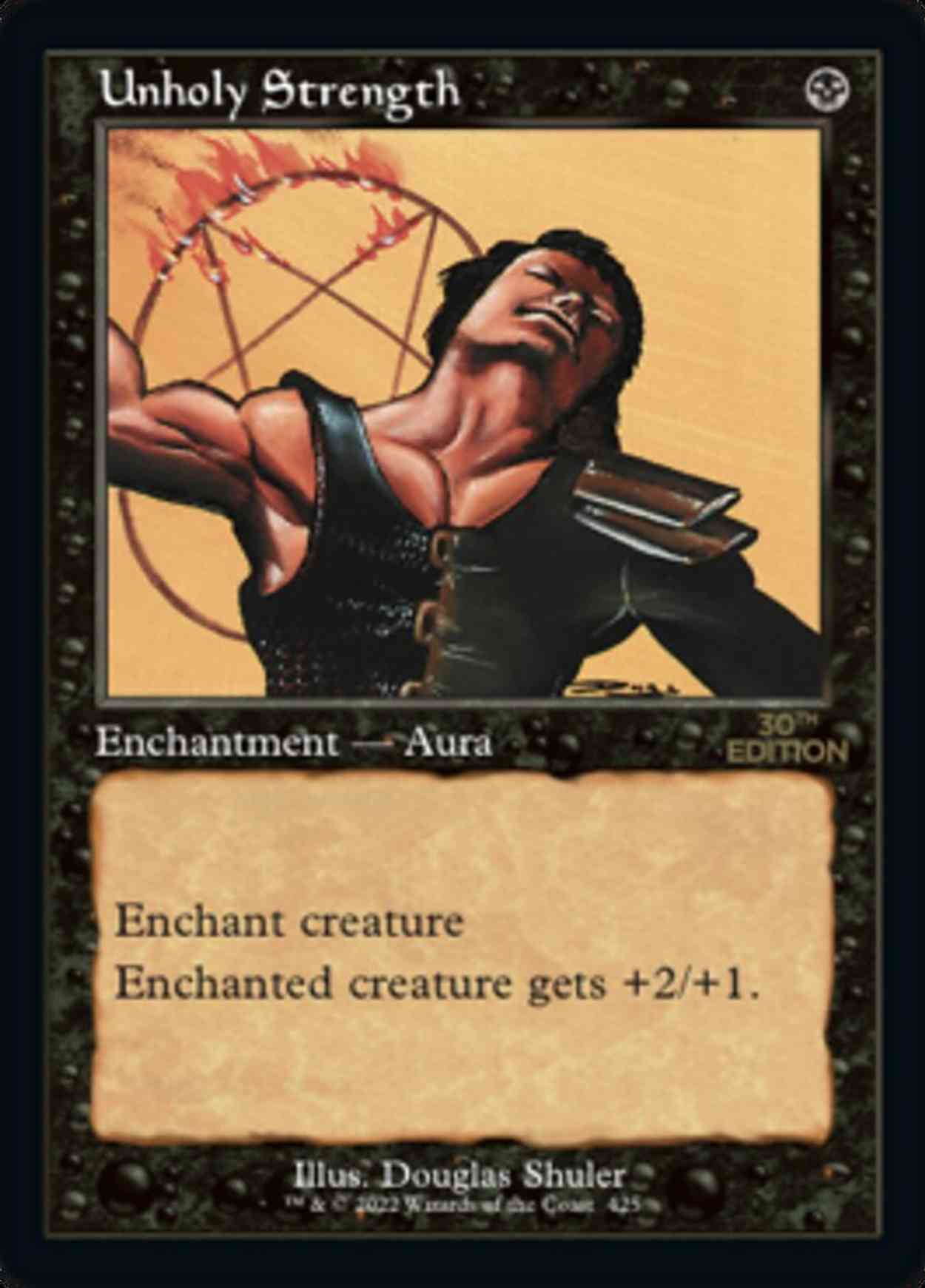 Unholy Strength (Retro Frame) magic card front