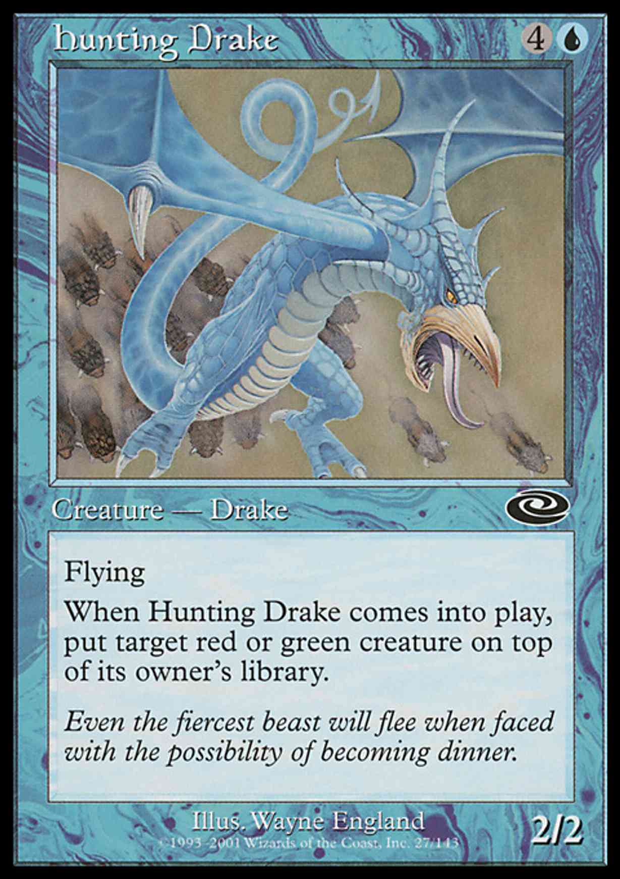 Hunting Drake magic card front