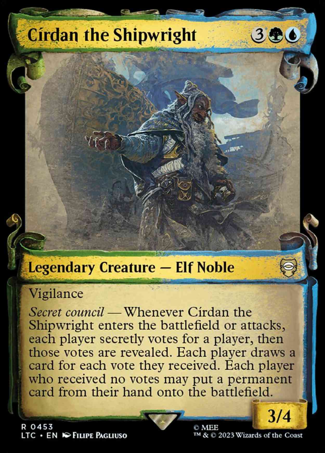 Círdan the Shipwright (Showcase Scrolls) magic card front