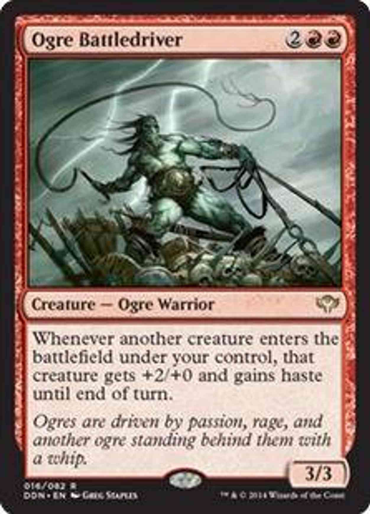 Ogre Battledriver magic card front