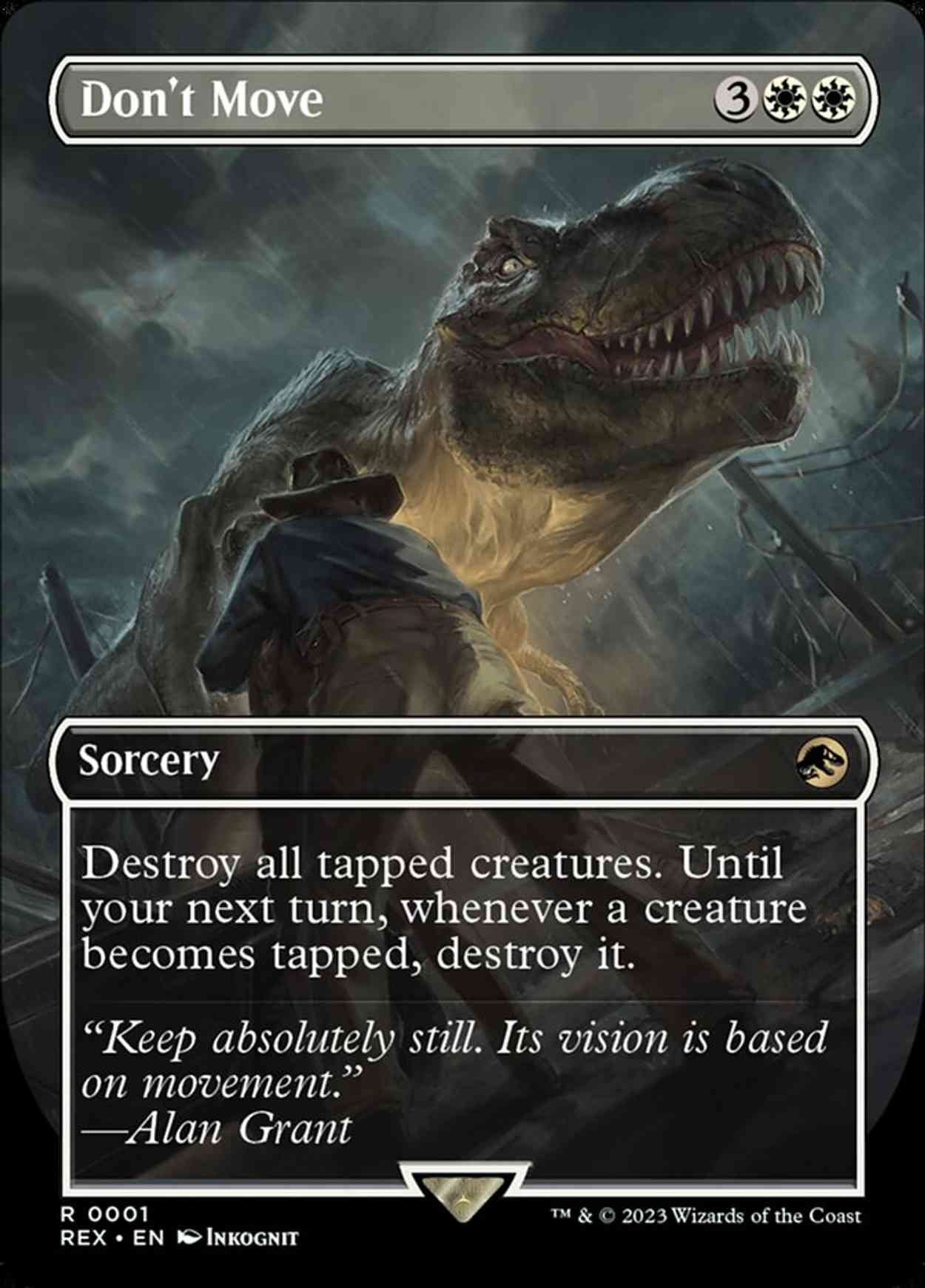 Don't Move (Borderless) magic card front