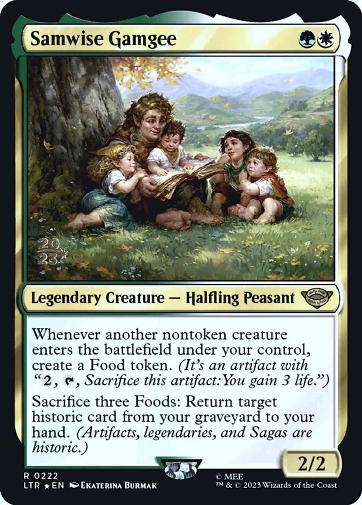 Samwise Gamgee magic card front