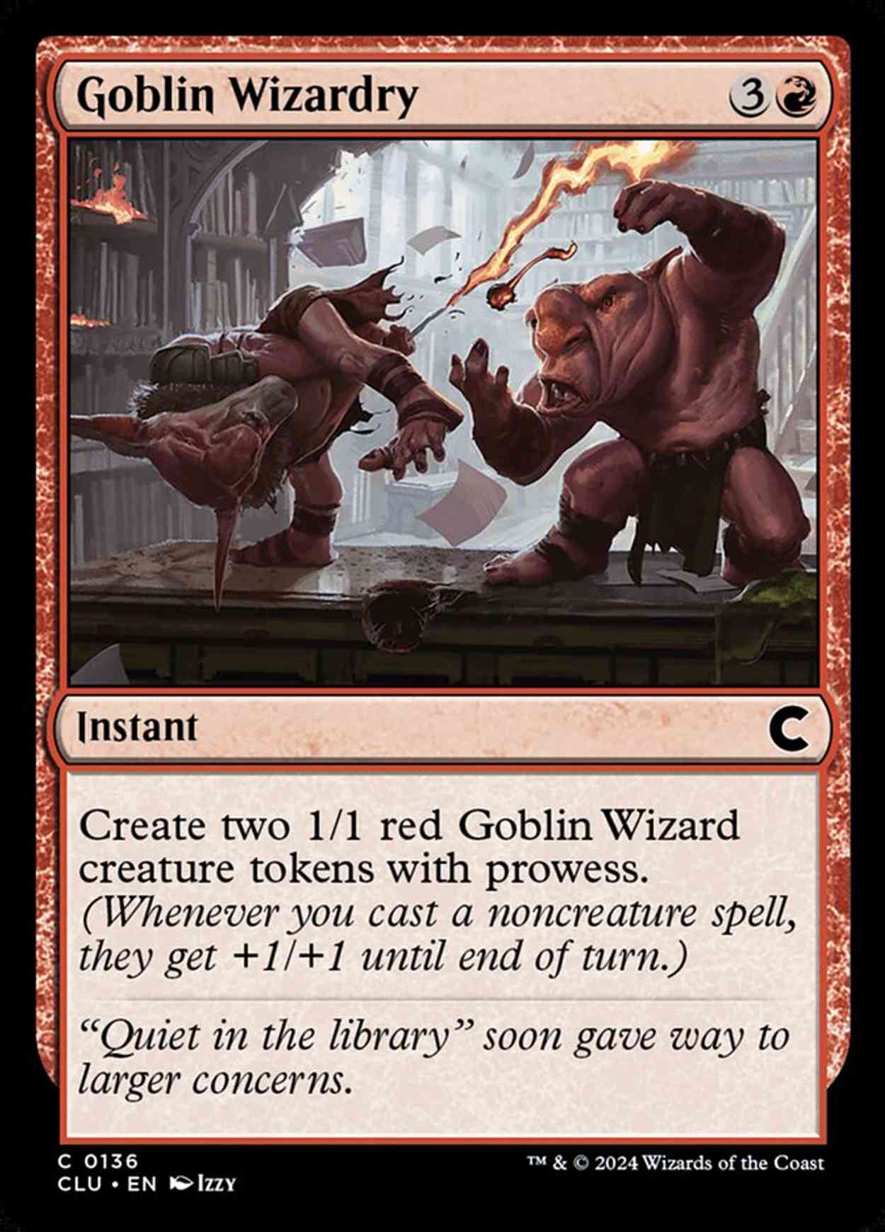 Goblin Wizardry magic card front